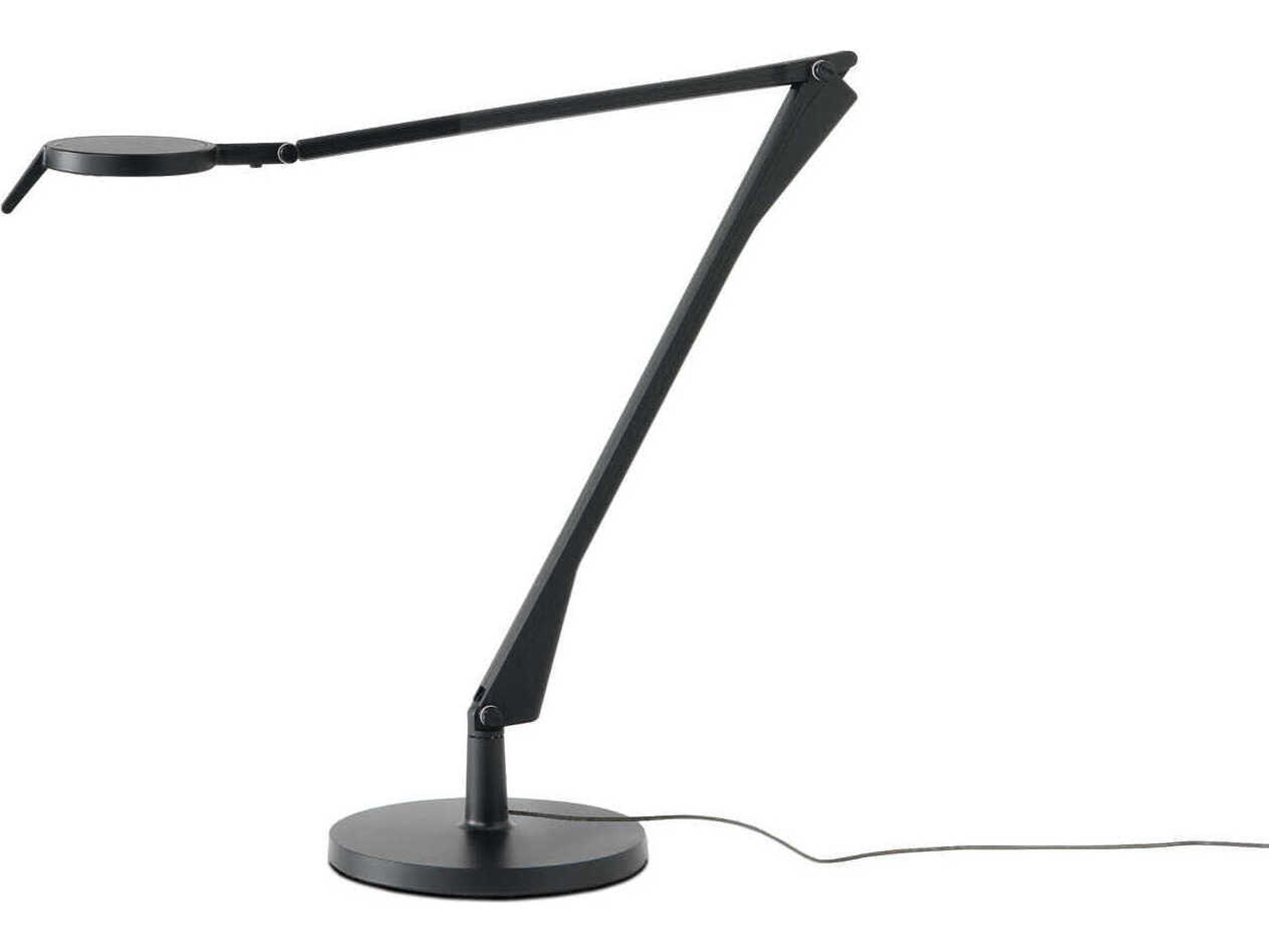 Kartell Aledin Tec Matte Black LED Desk Lamp
