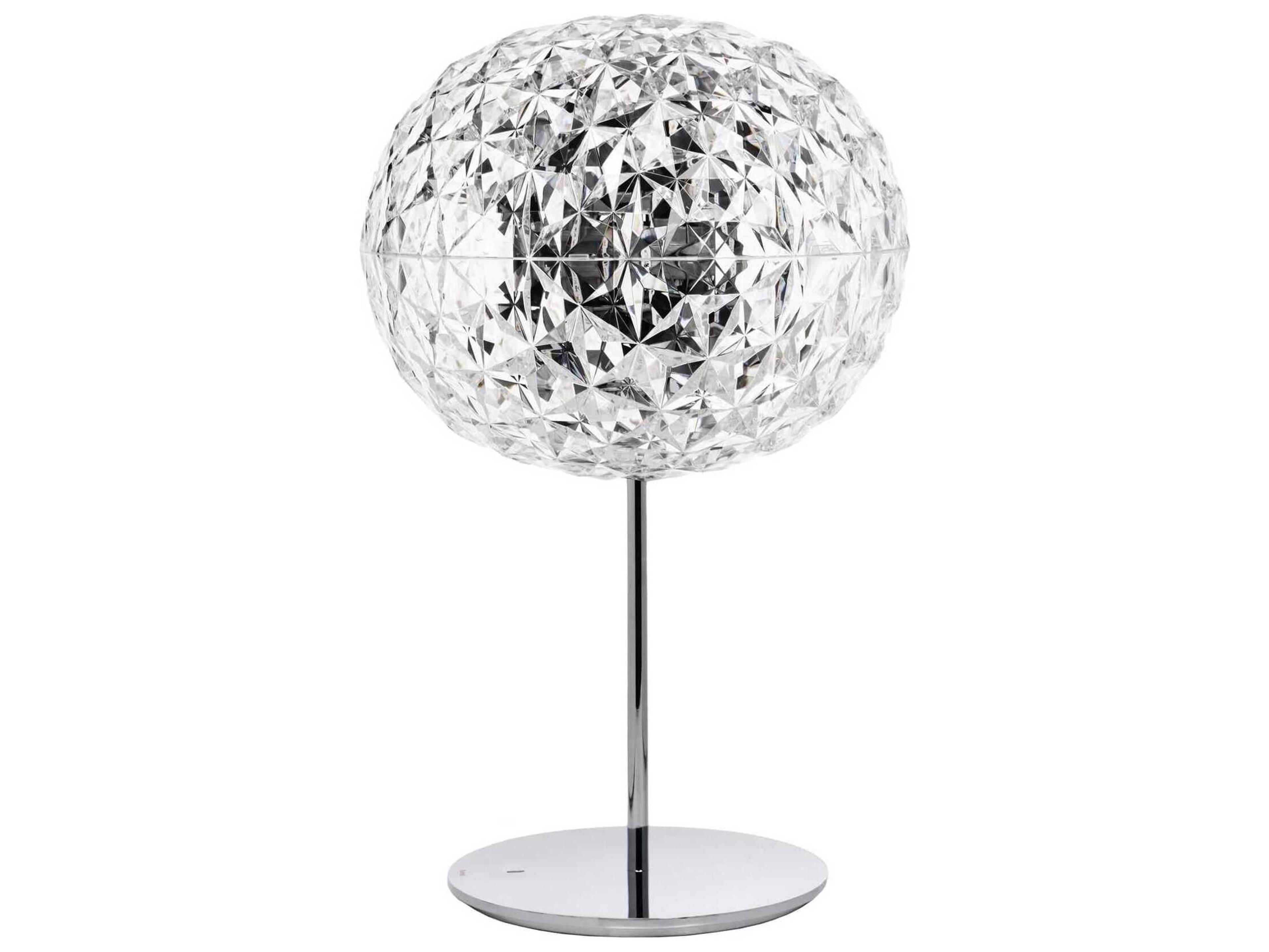 Kartell Planet Crystal Clear LED Table Lamp