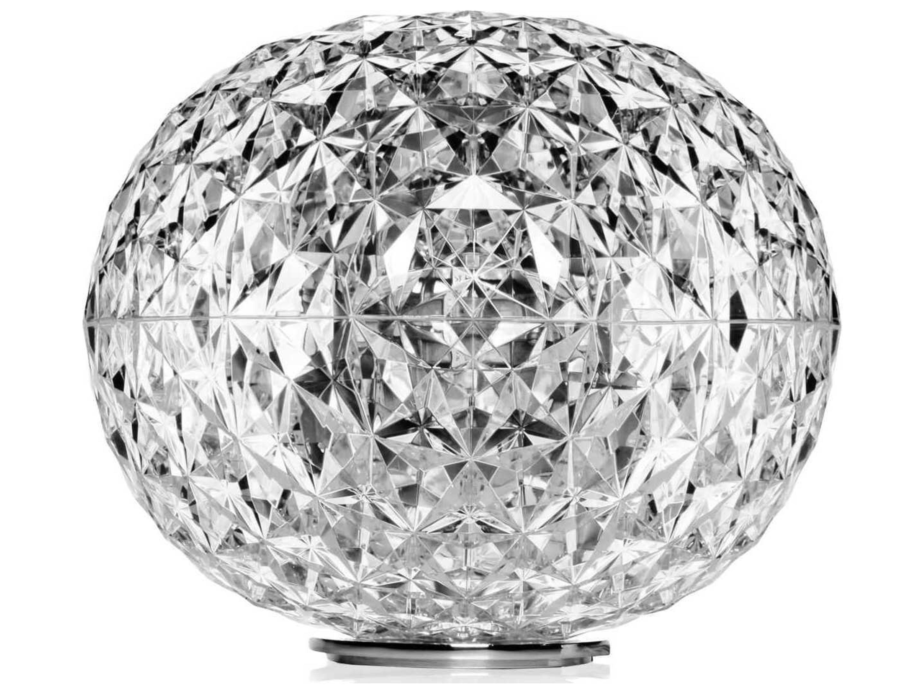 Kartell Planet Crystal Clear LED Table Lamp