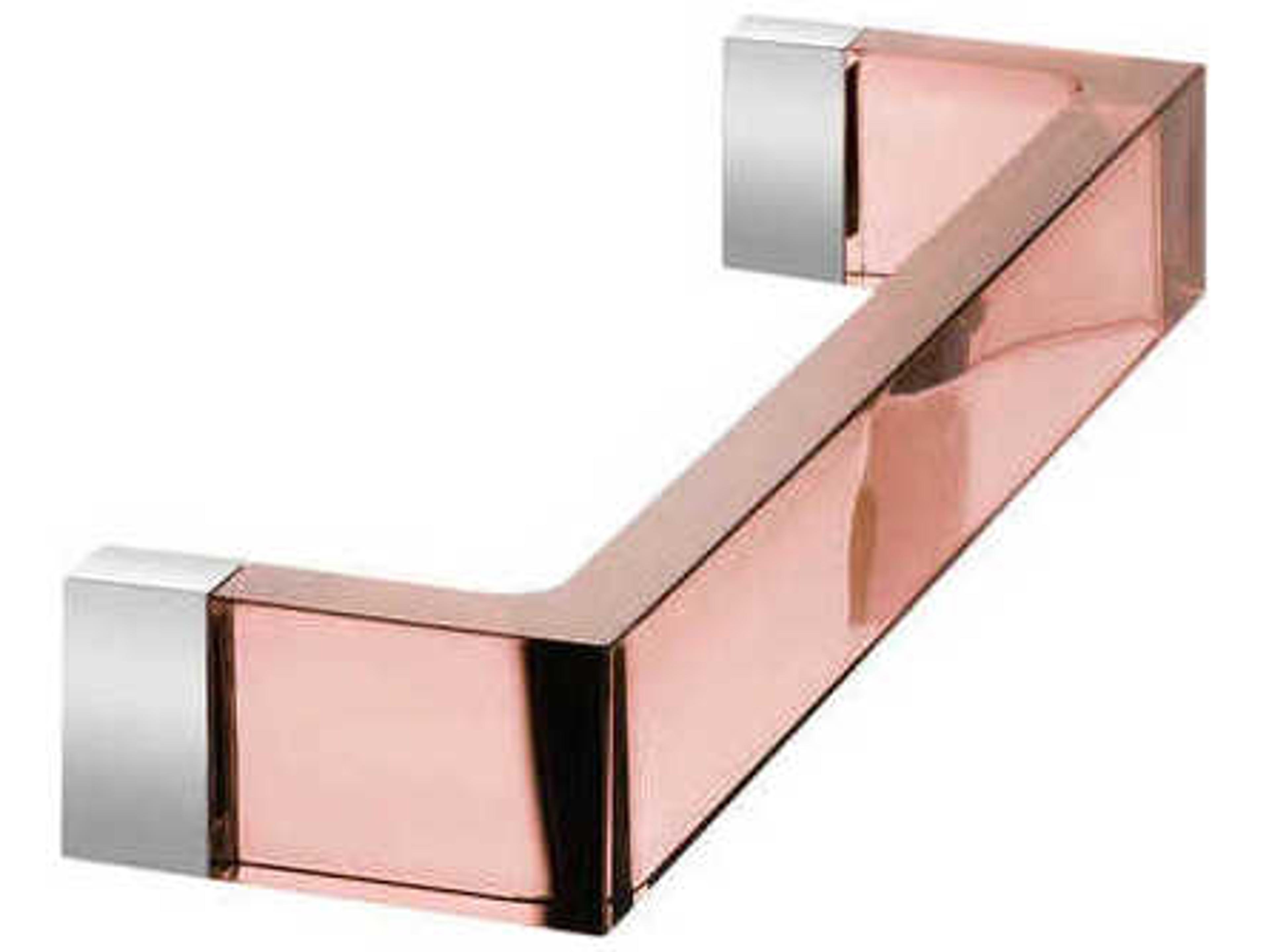 Kartell Rail 11.75" Small Towel Rack in Pink