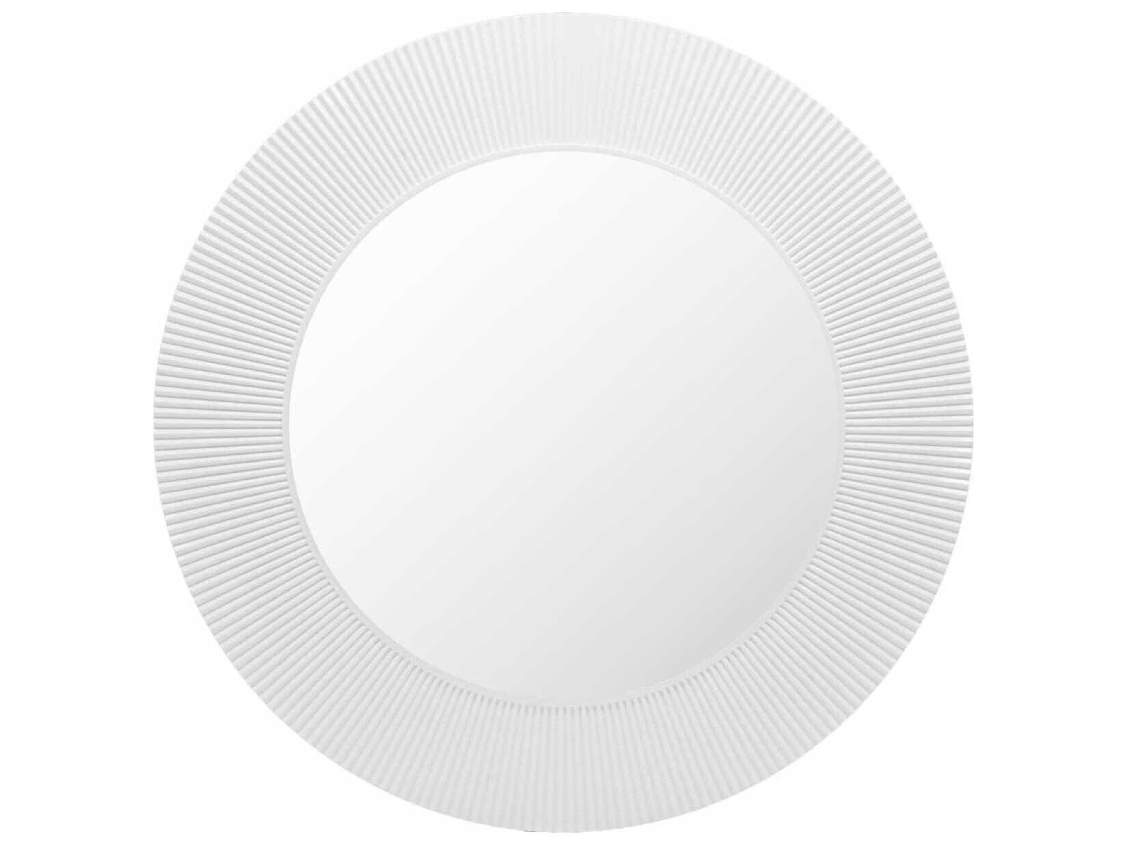Kartell All Saints White Round Wall Mirror
