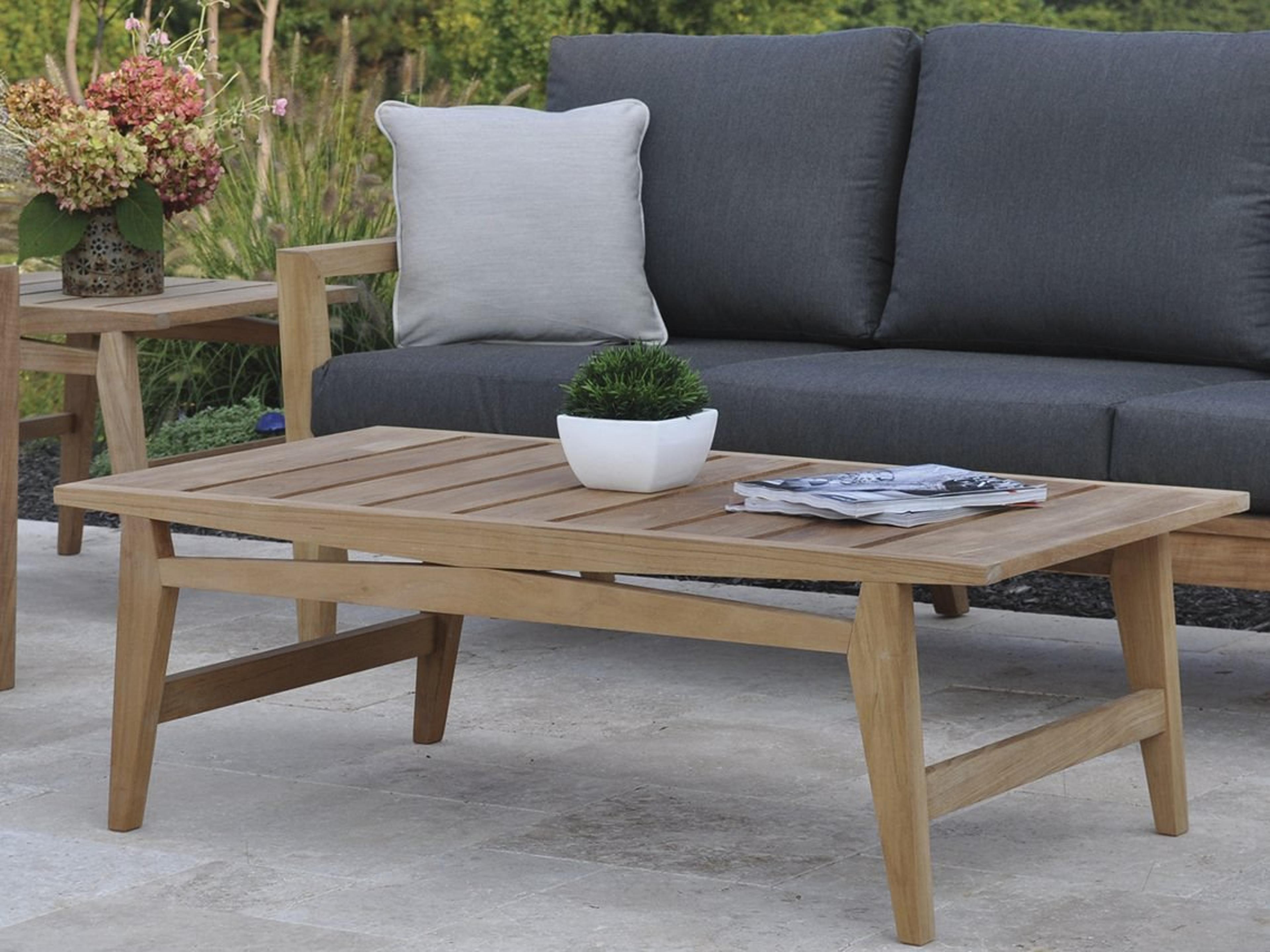 Kingsley Bate Algarve Teak Cushion Lounge Set