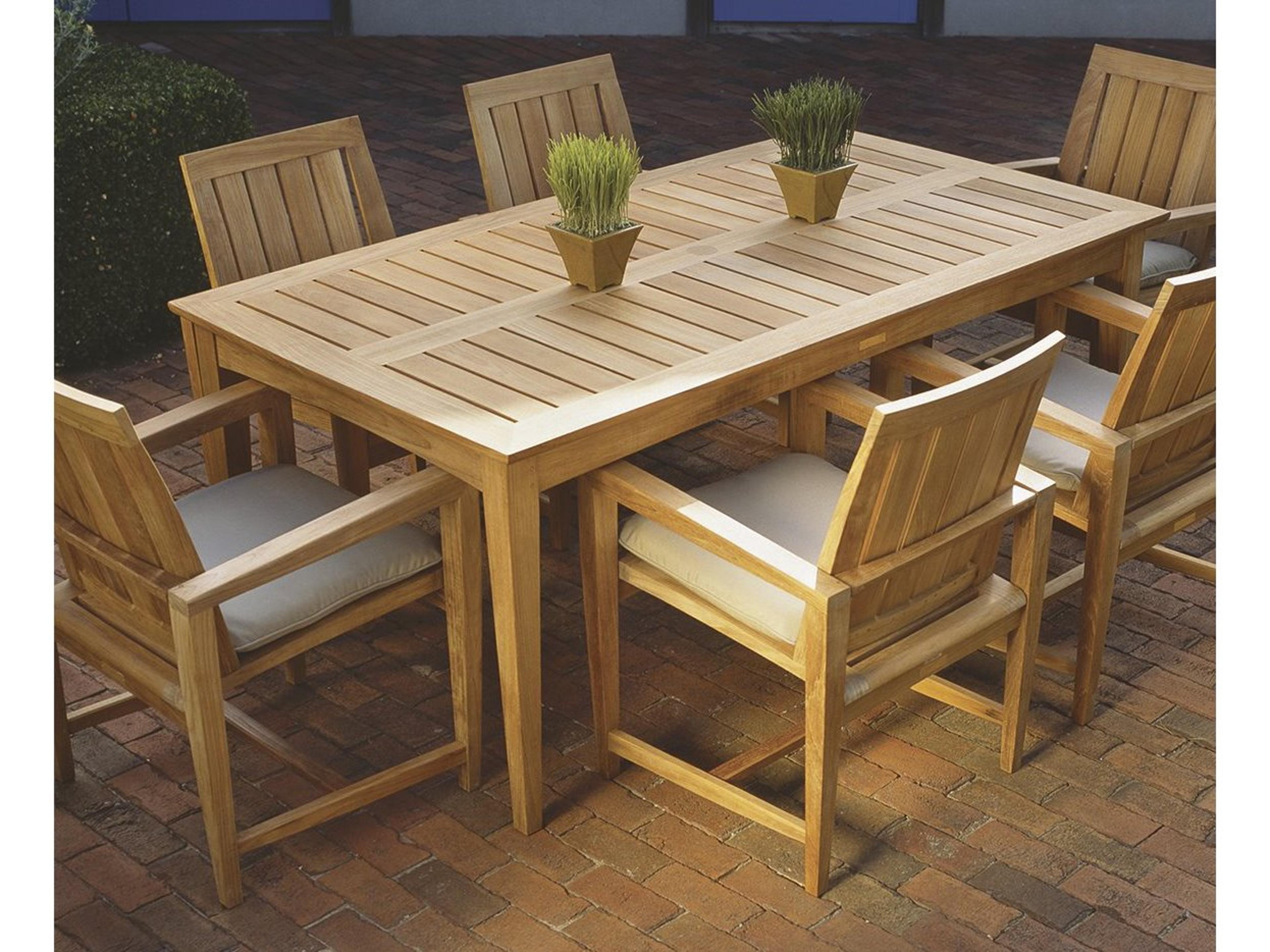 Kingsley Bate Amalfi Teak Dining Set
