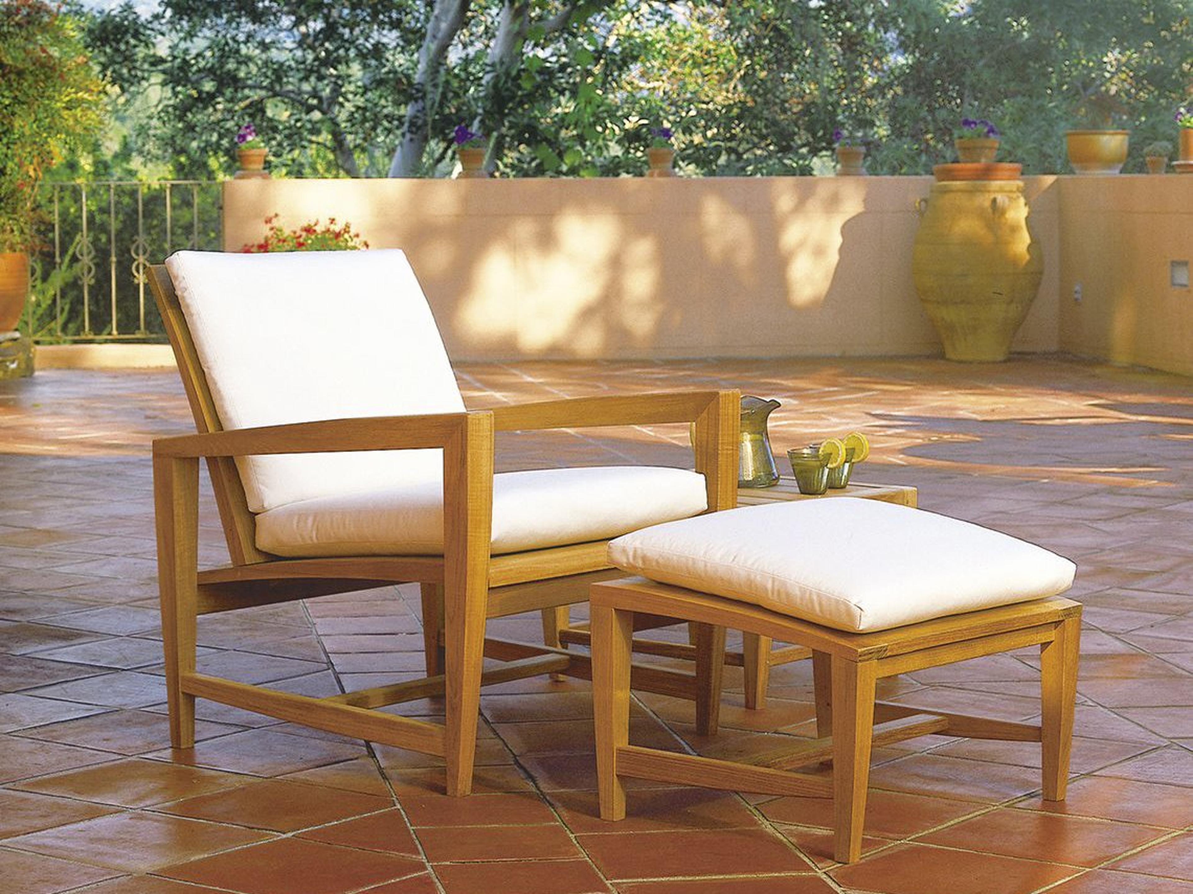 Kingsley Bate Amalfi Teak Cushion Lounge Set