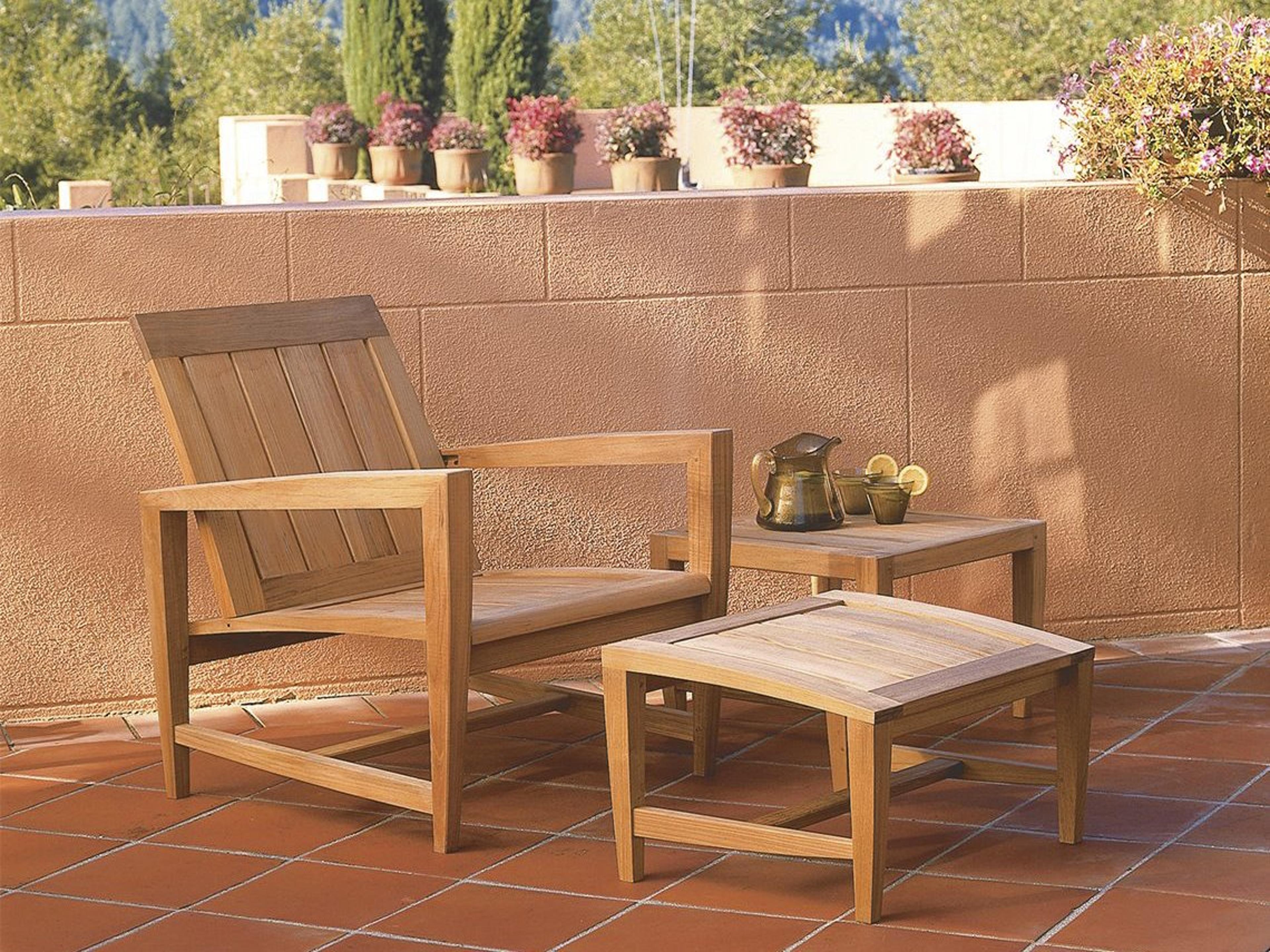 Kingsley Bate Amalfi Teak Lounge Set