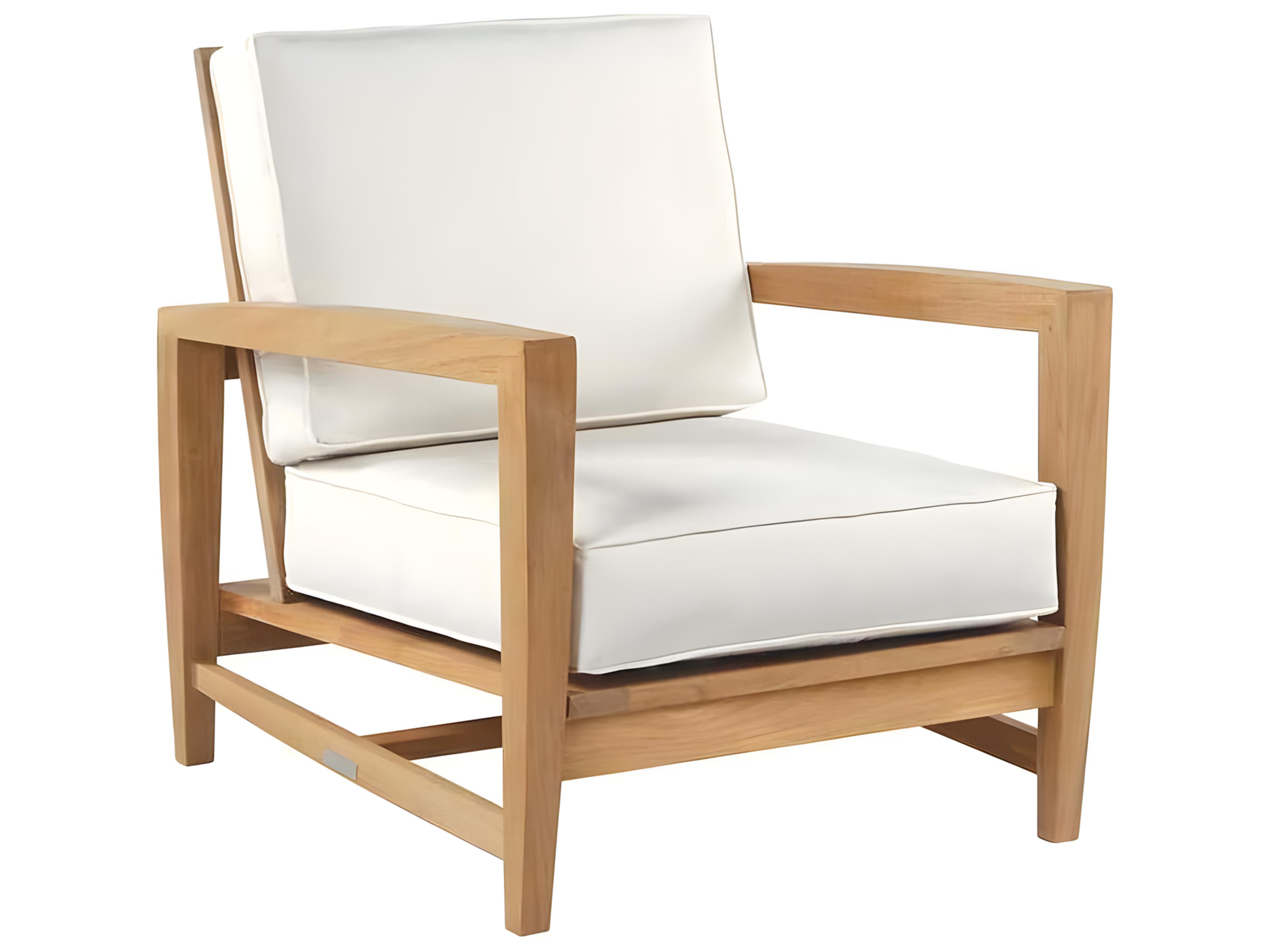 Kingsley Bate Special Order Amalfi Teak Cushion Lounge Chair