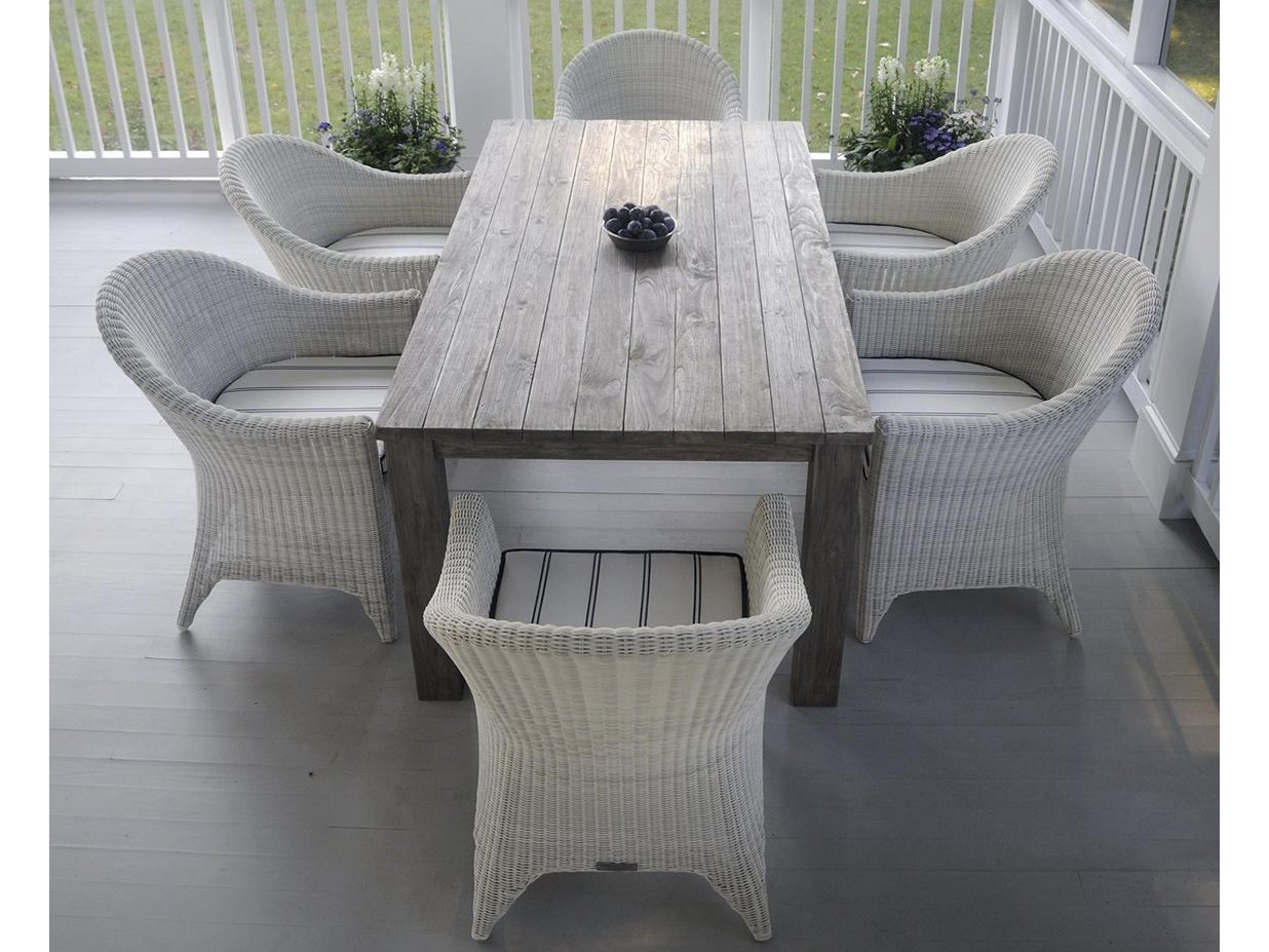 Kingsley Bate Cape Cod Wicker Dining Set