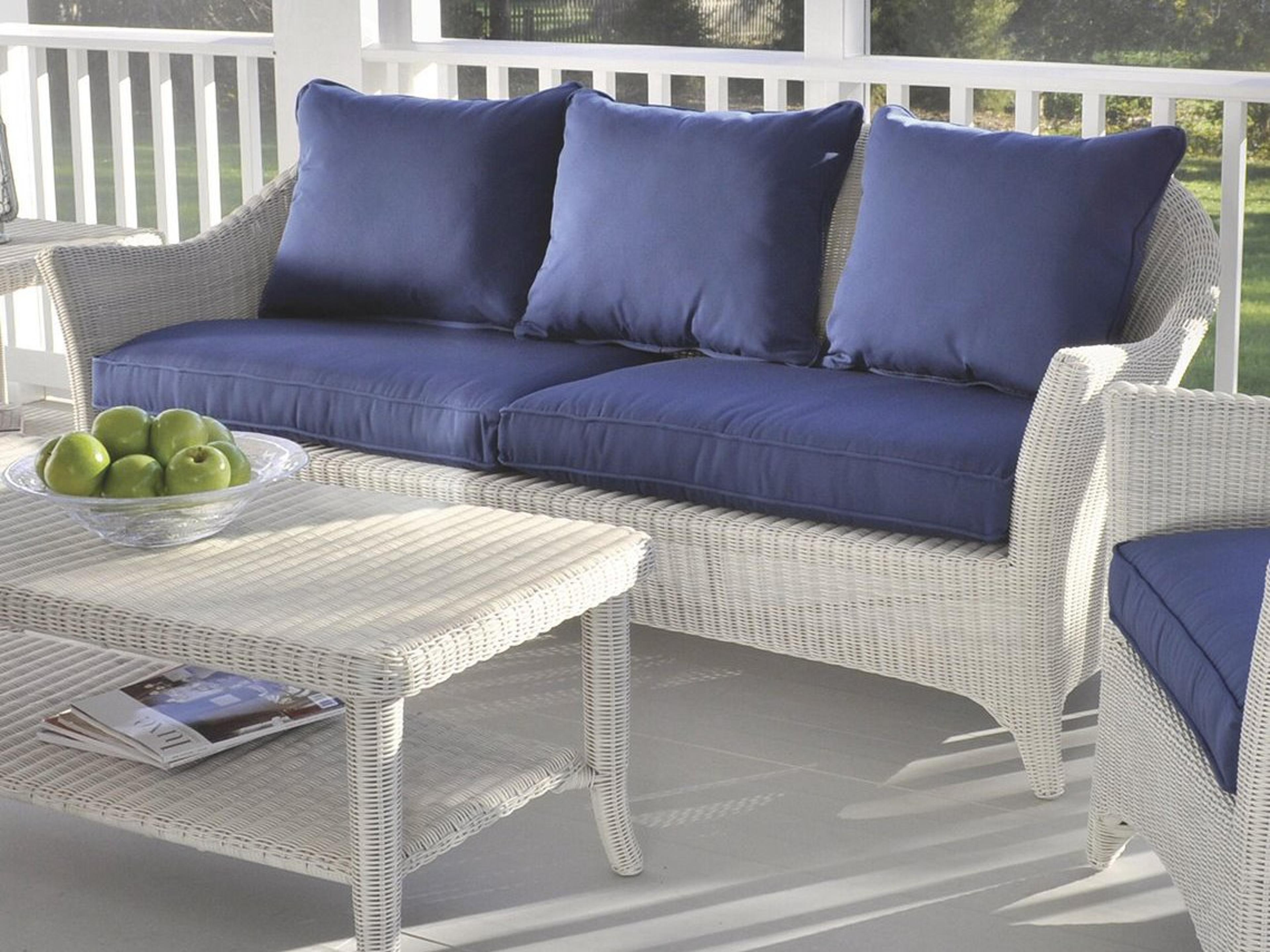 Kingsley Bate Cape Cod Wicker Cushion Lounge Set