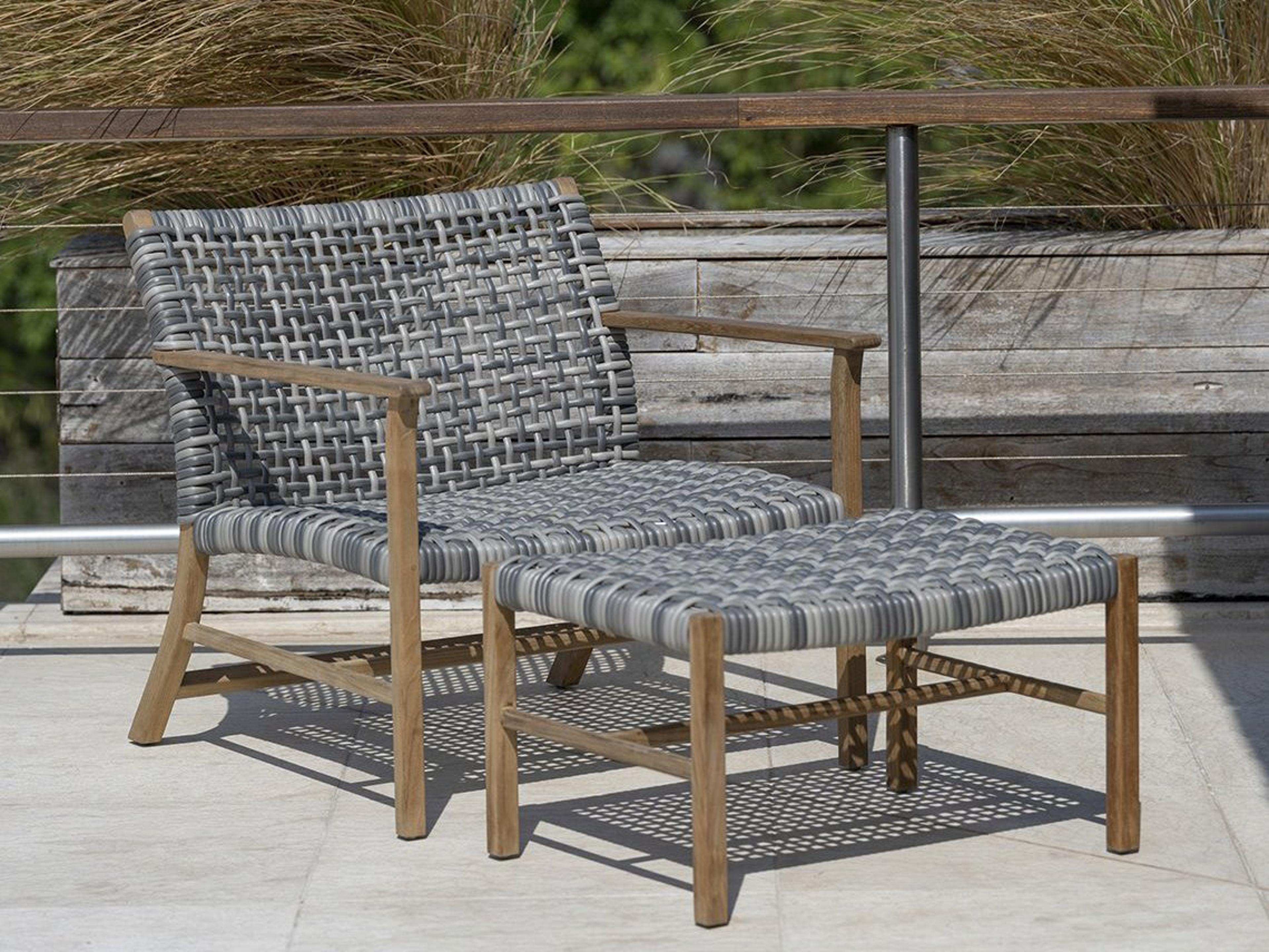 Kingsley Bate Catherine Teak Wicker Lounge Set