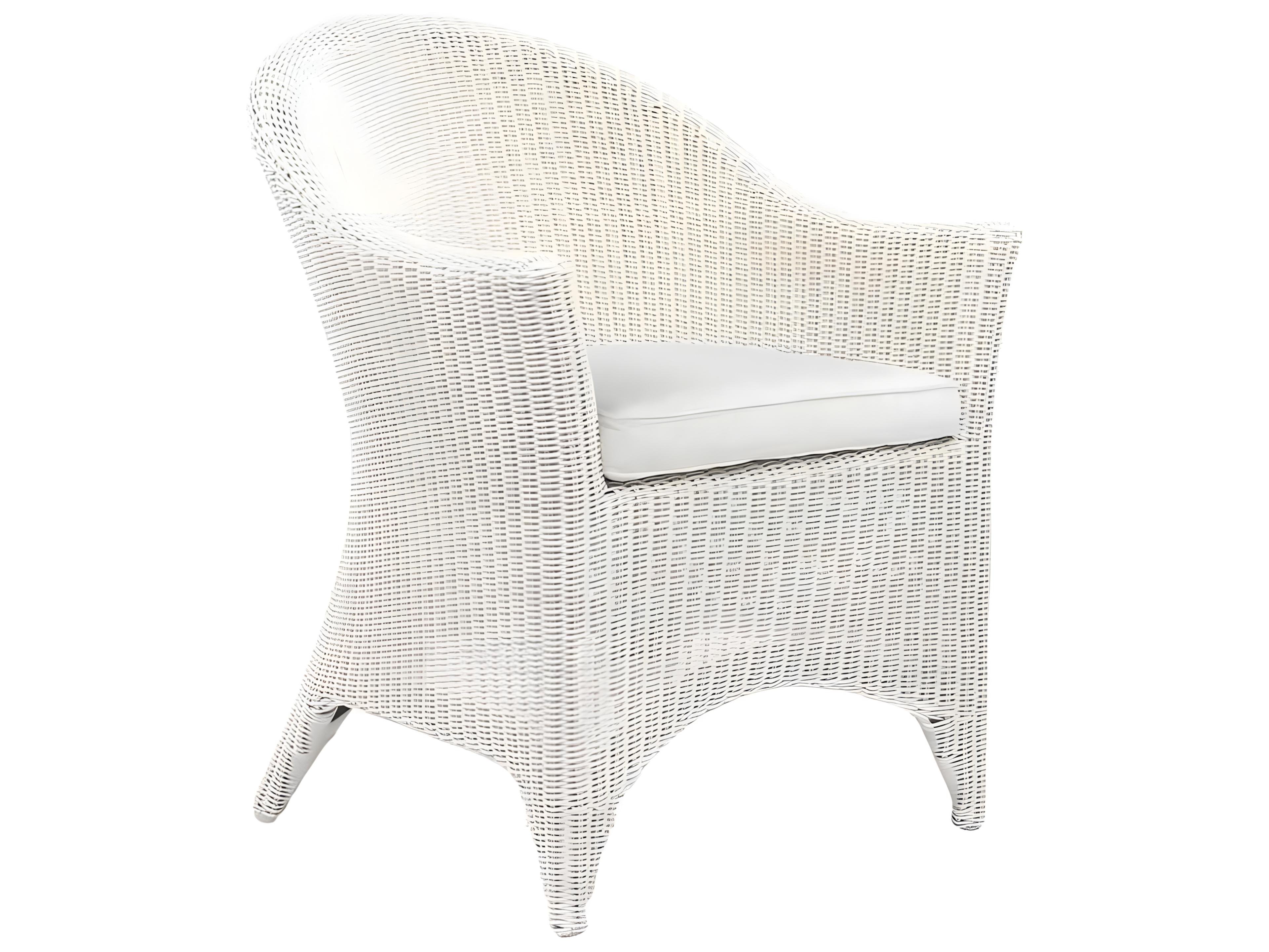 Kingsley Bate Special Order Cape Cod Wicker Cushion Dining Chair