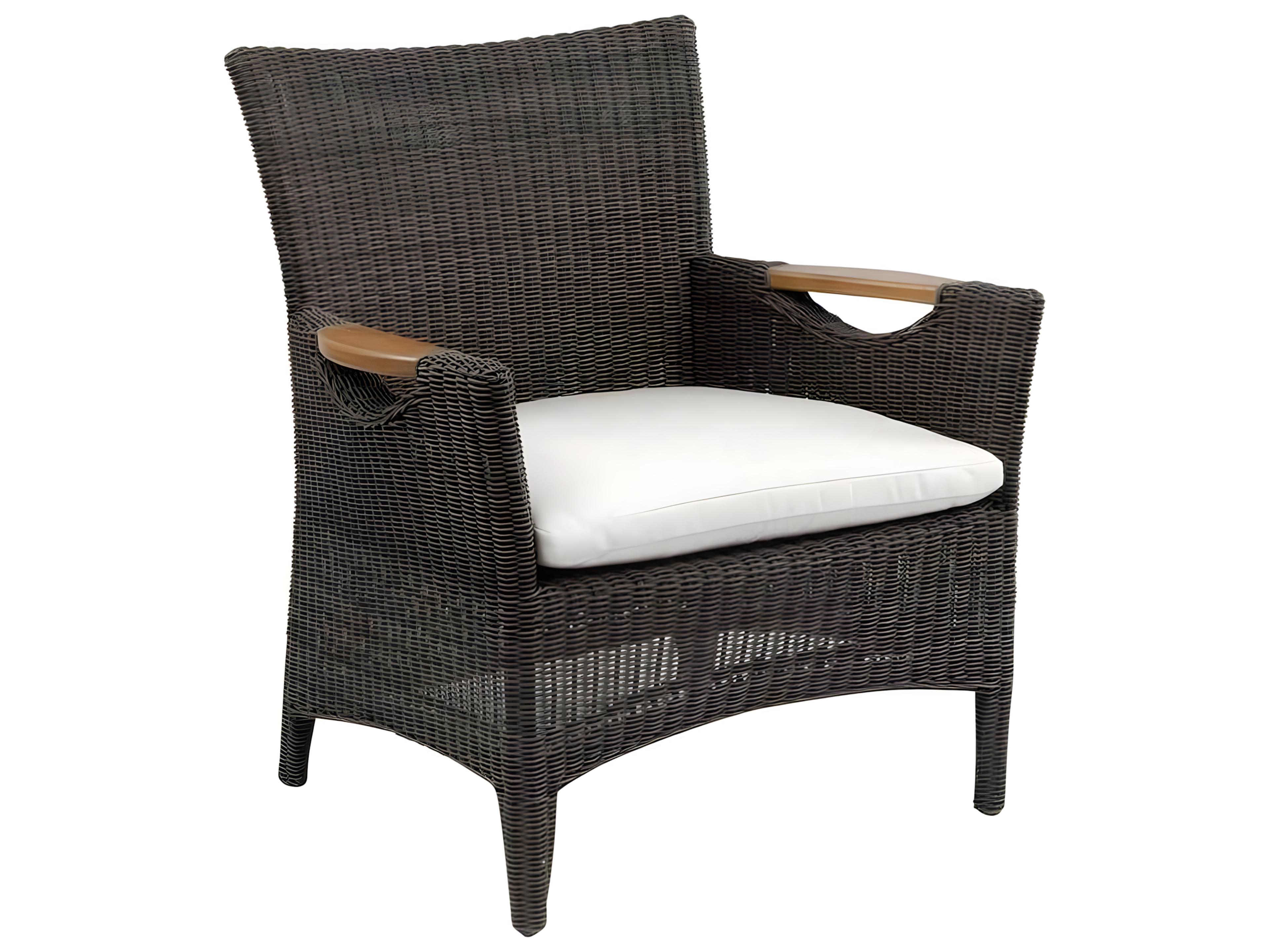Kingsley Bate Special Order Culebra Wicker Cushion Lounge Chair