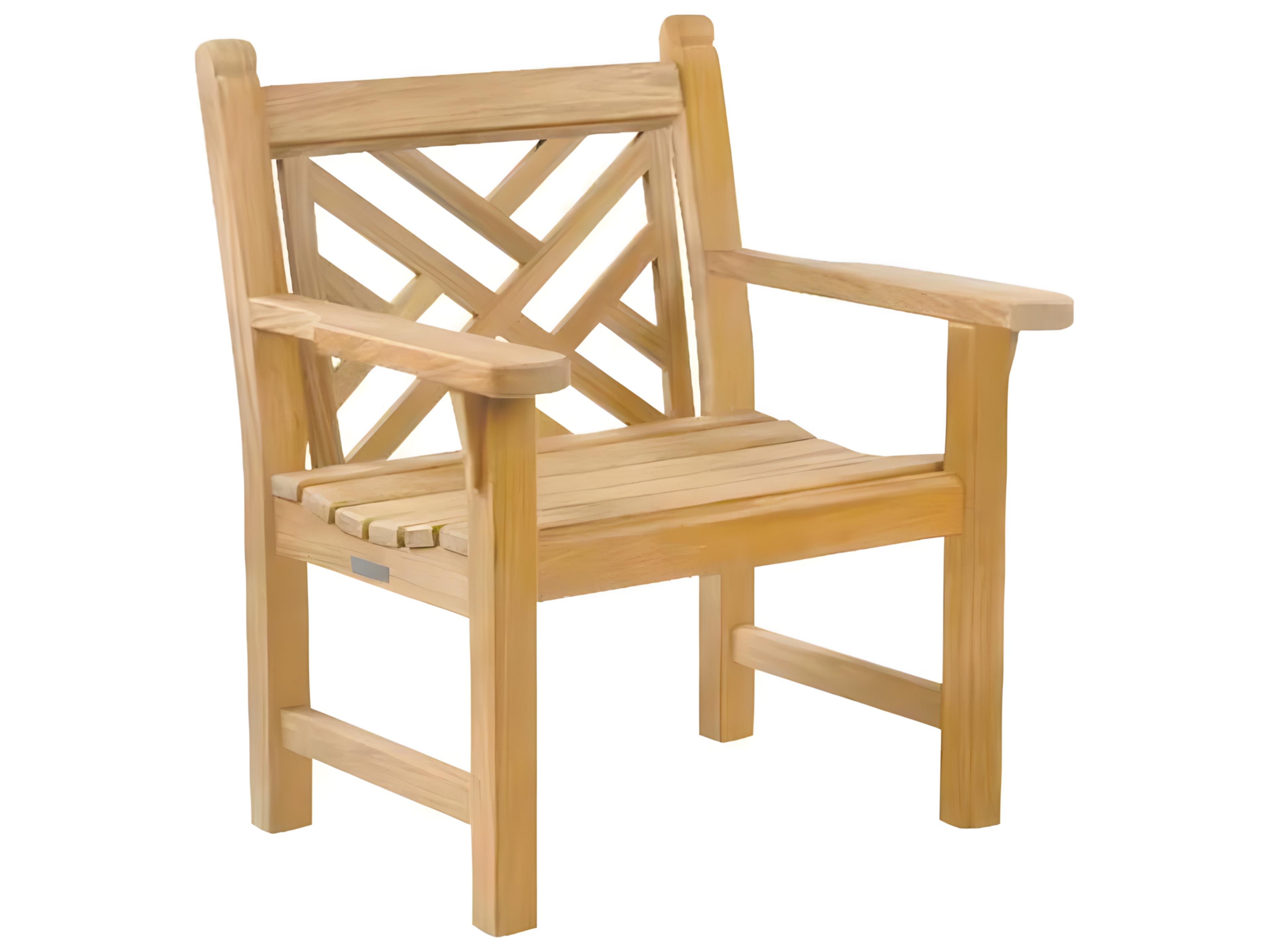 Kingsley Bate Chippendale Teak Lounge Chair