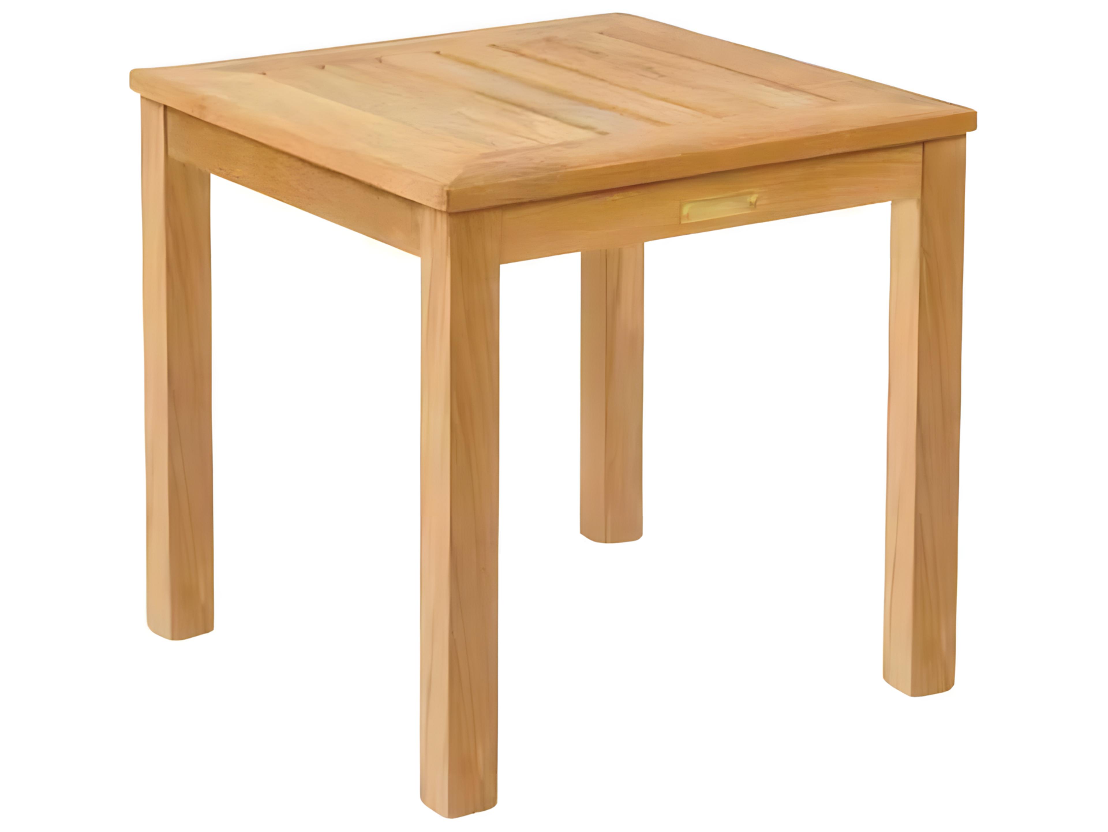 Kingsley Bate Classic Teak 20" Wide Square End Table