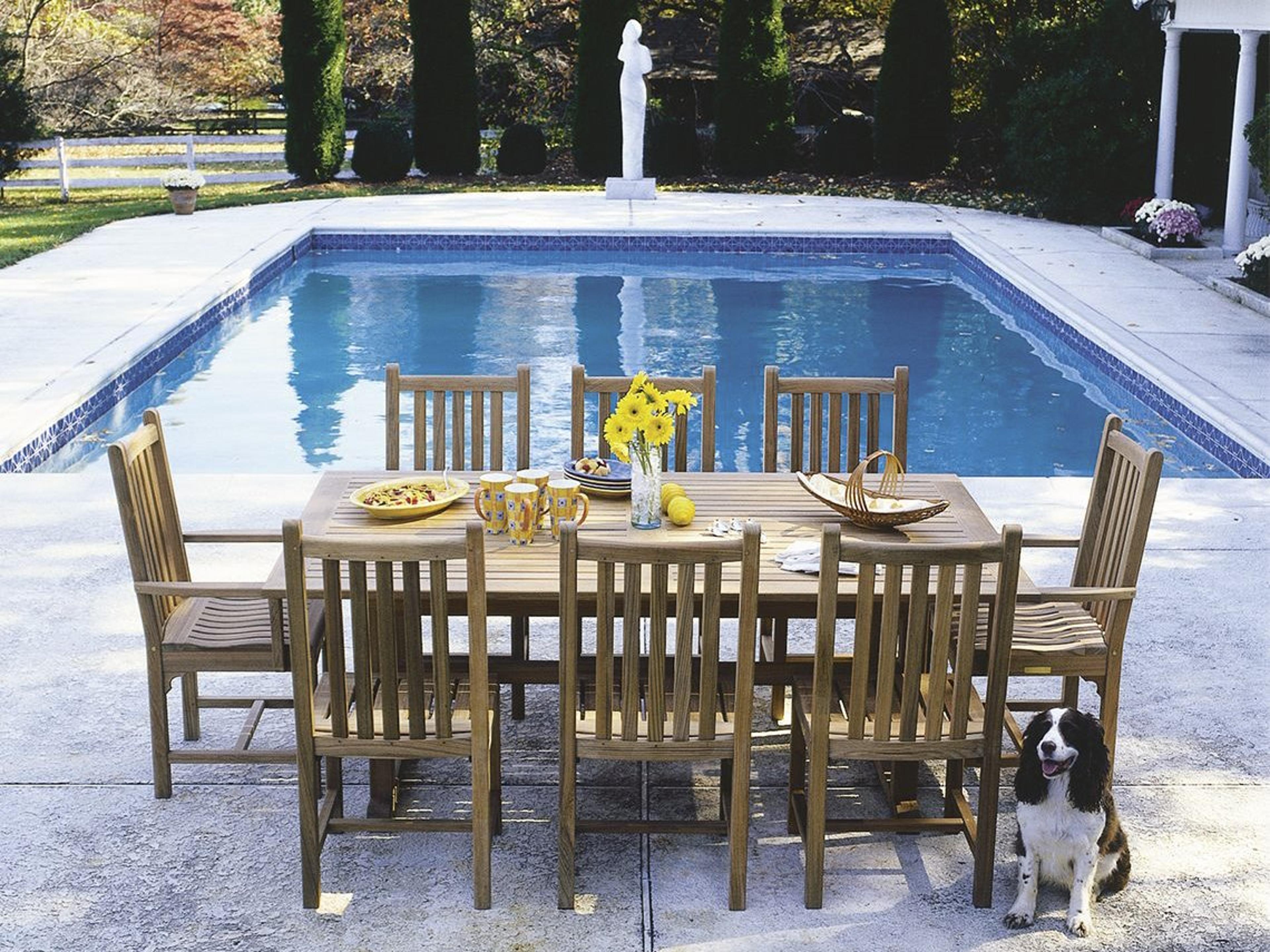 Kingsley Bate Classic Teak Dining Set