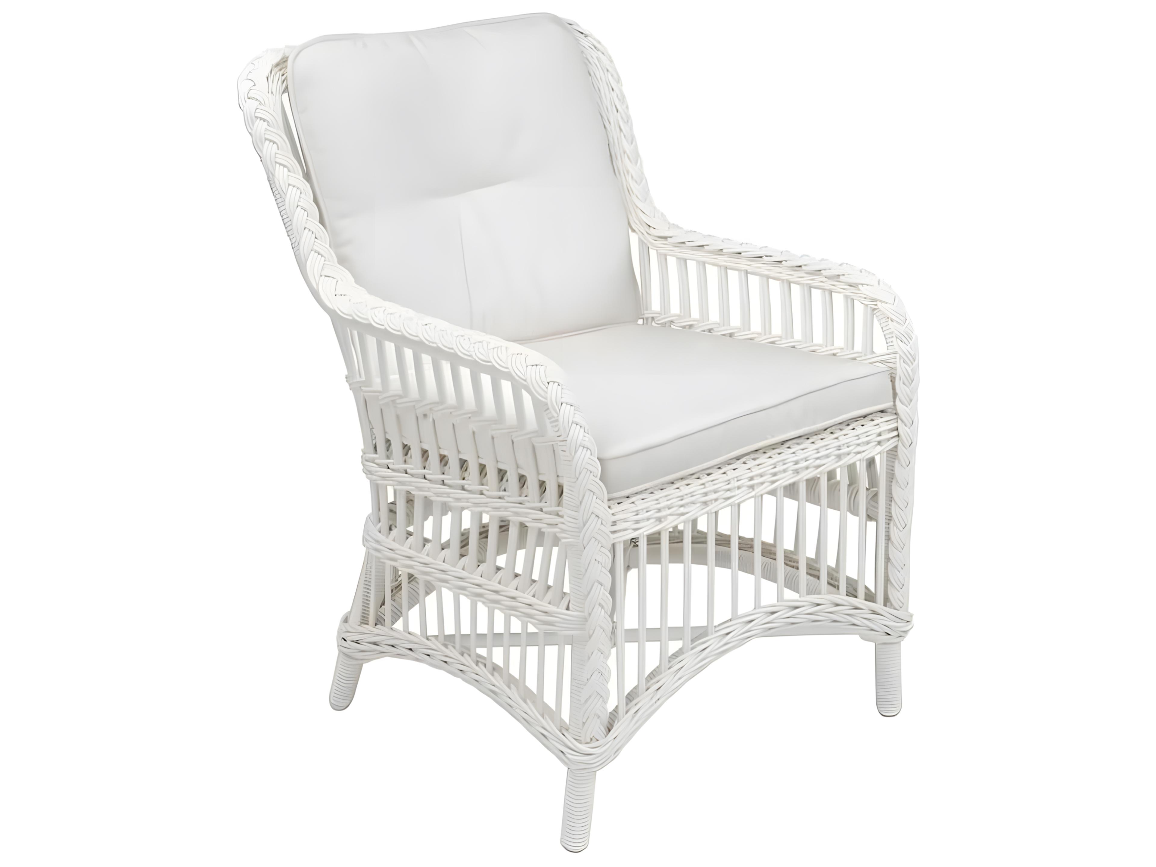 Kingsley Bate Chatham Wicker Cushion Dining Chair