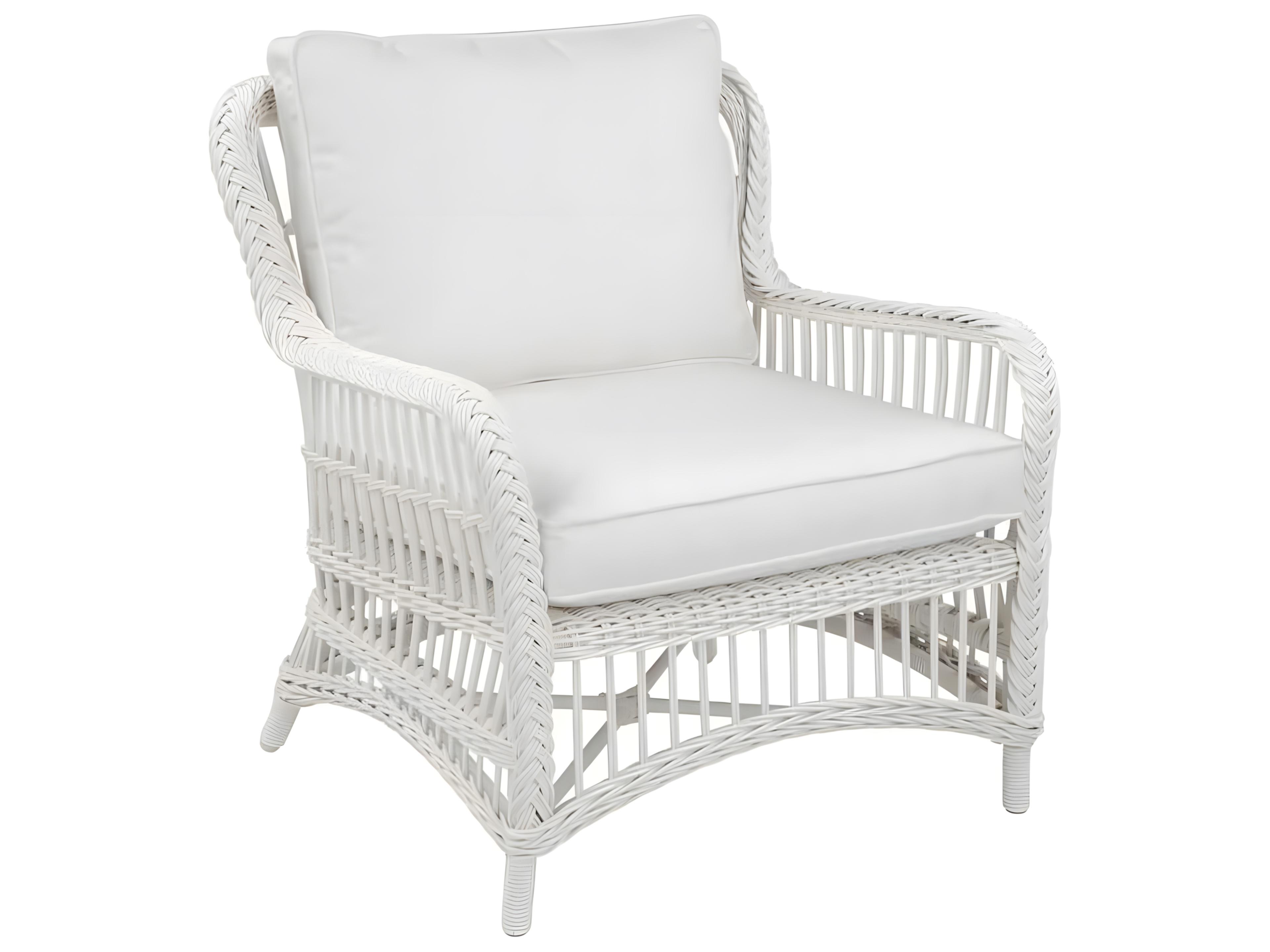 Kingsley Bate Chatham Wicker Cushion Lounge Chair