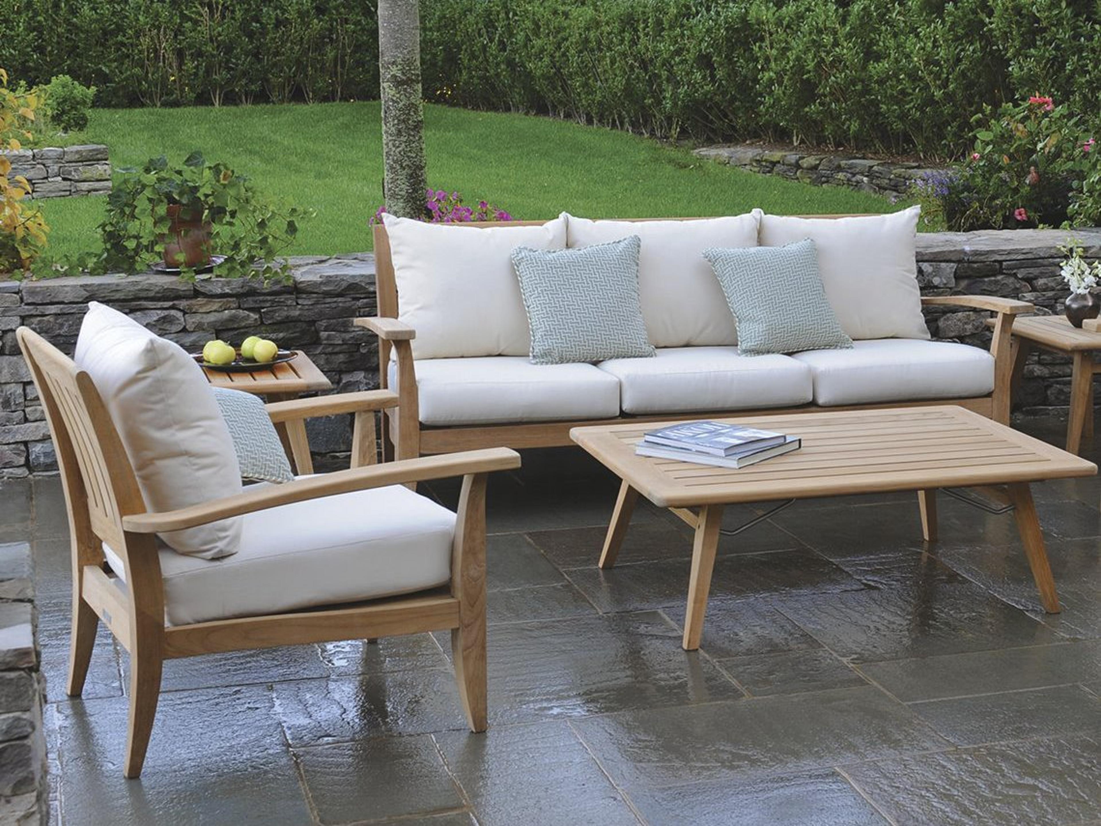 Kingsley Bate Ipanema Teak Cushion Lounge Set
