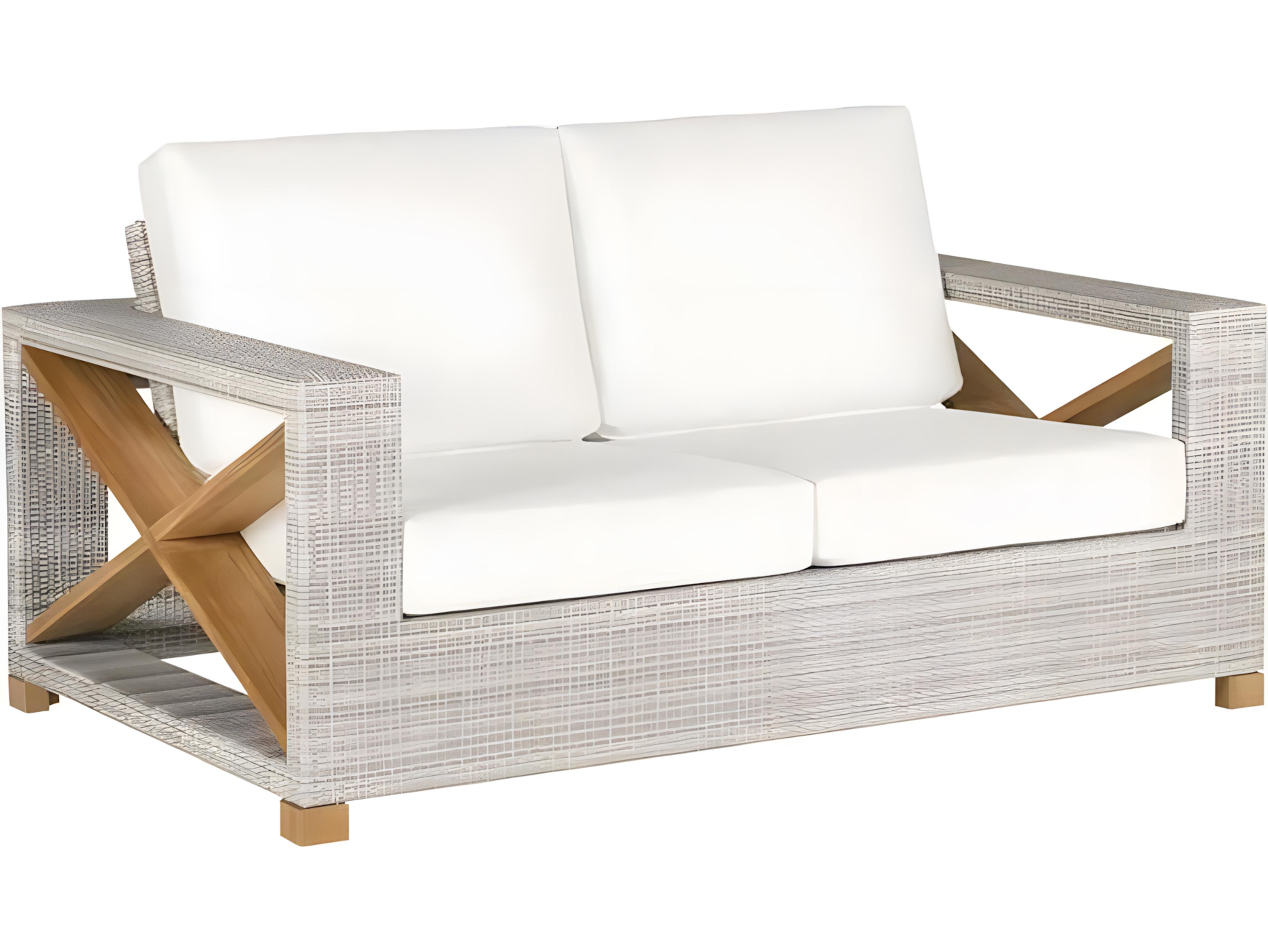 Kingsley Bate Jupiter Teak Cushion Loveseat