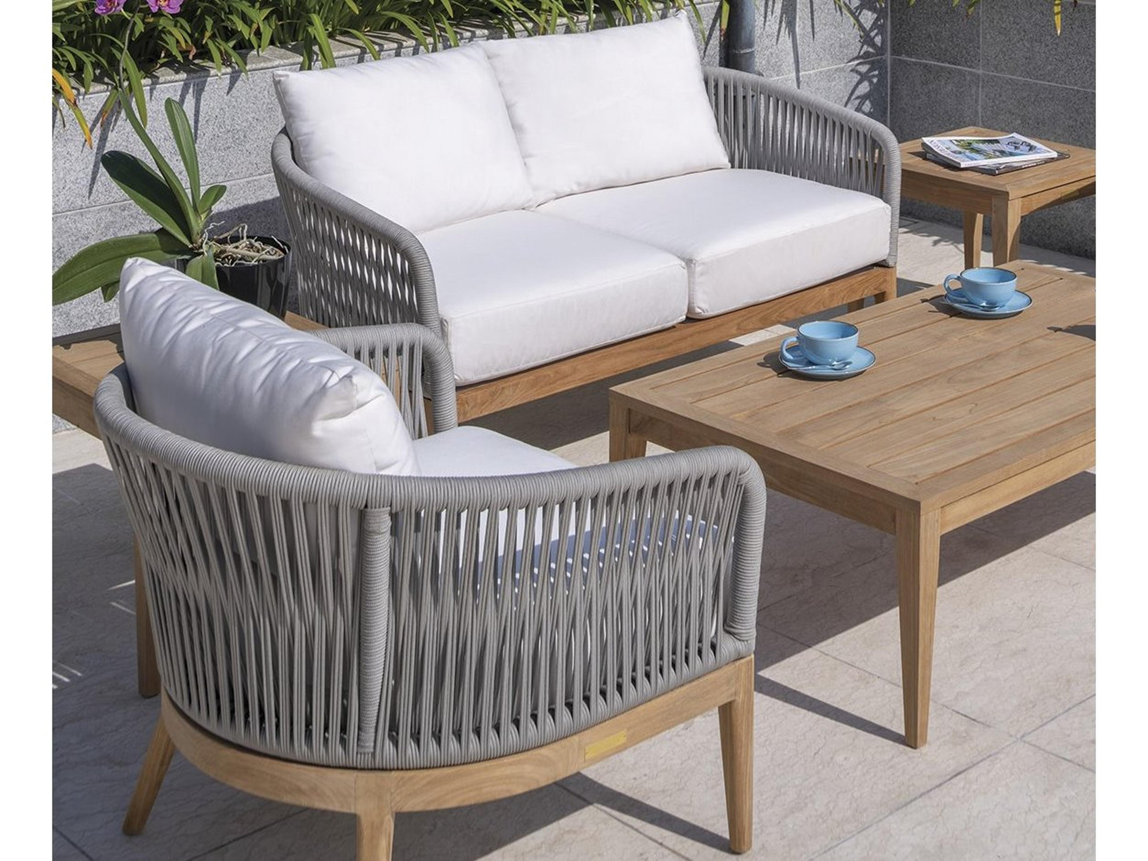 Kingsley Bate Lucia Rope Cushion Lounge Set