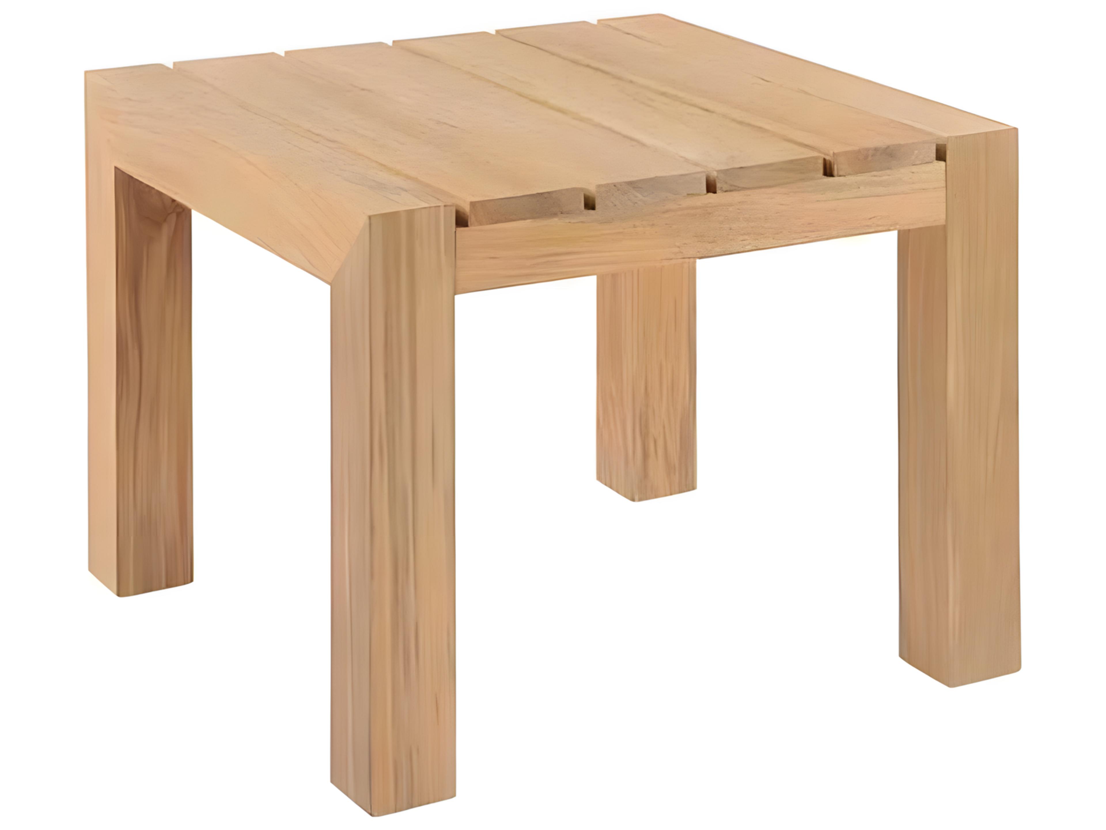 Kingsley Bate Mendocino Teak 22.5" Wide Square End Table