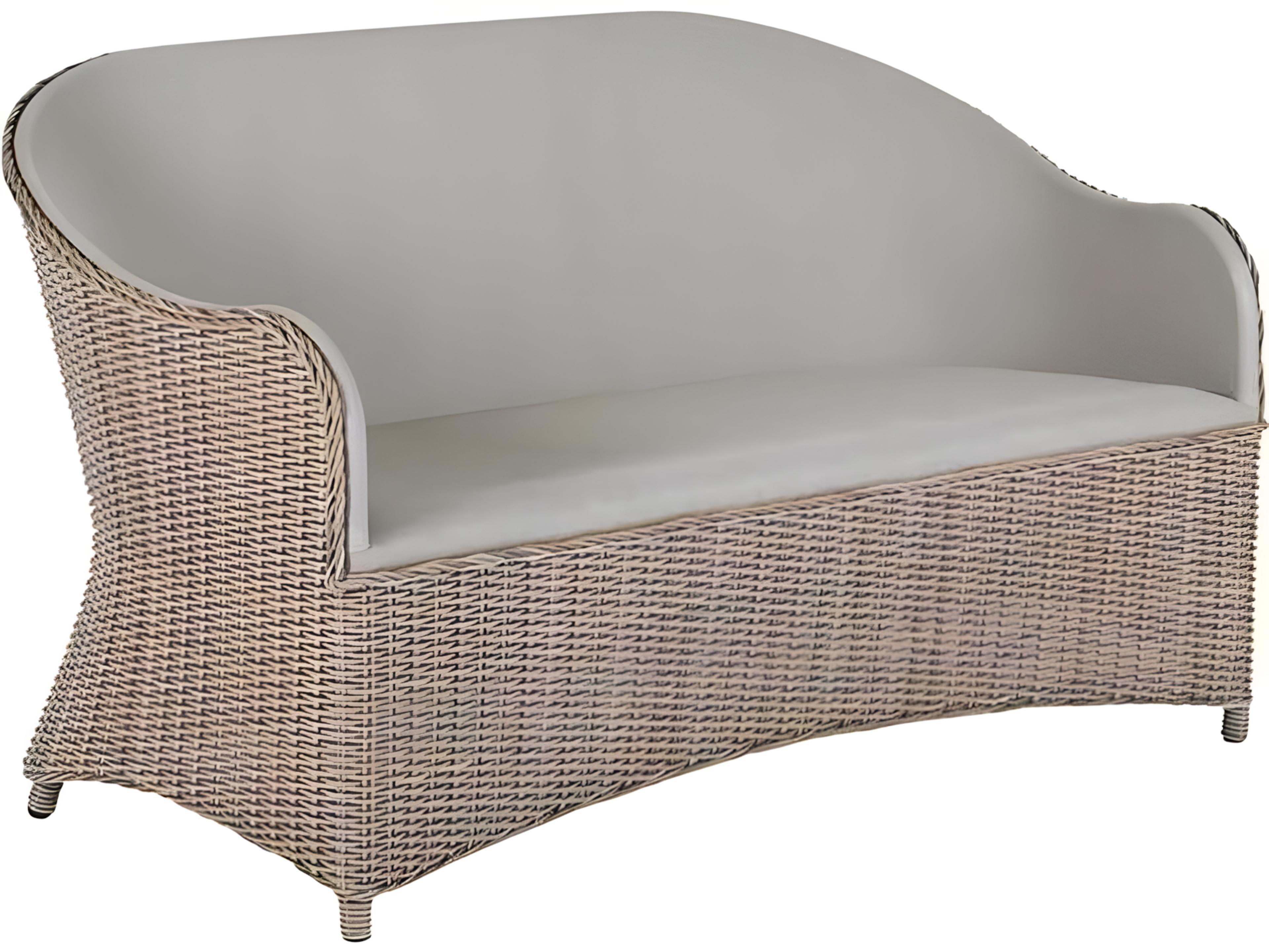 Kingsley Bate Milano Wicker Sling Loveseat