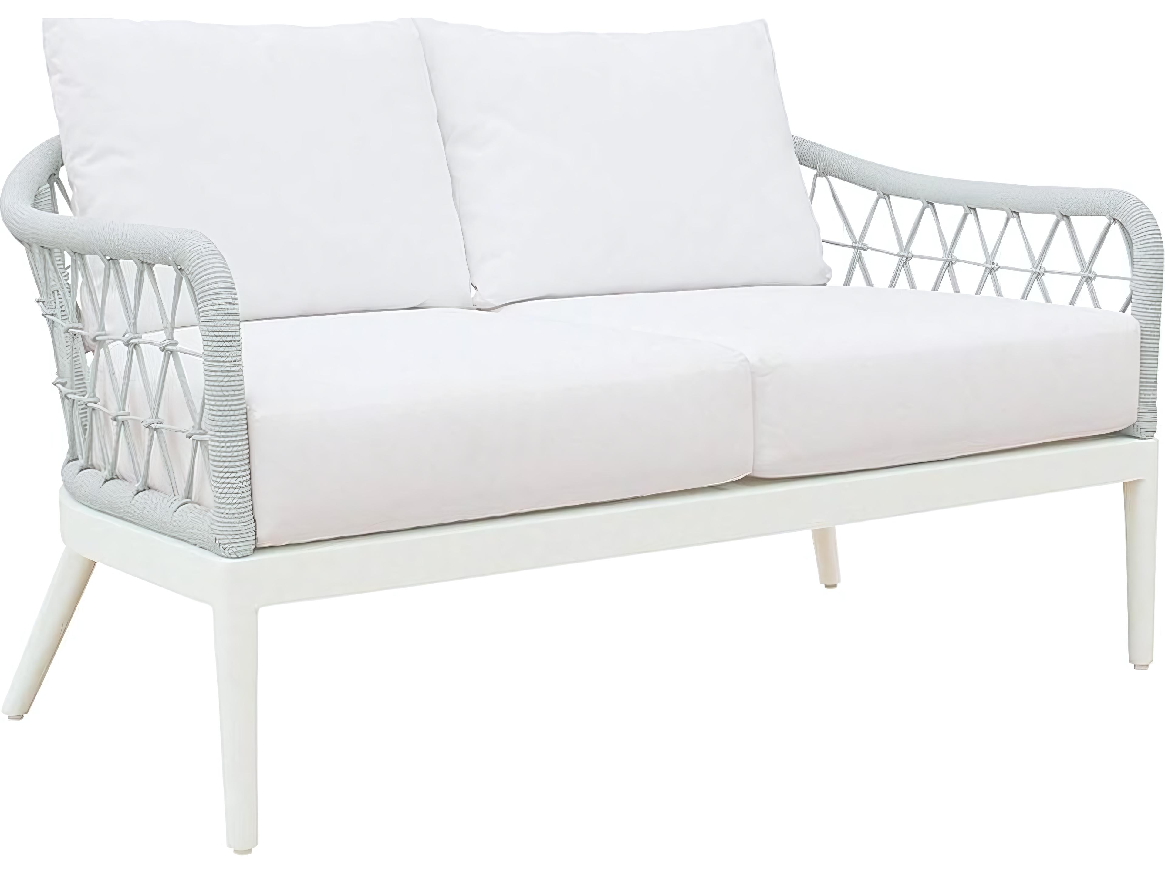 Kingsley Bate Special Order Nevis Aluminum Cushion Loveseat