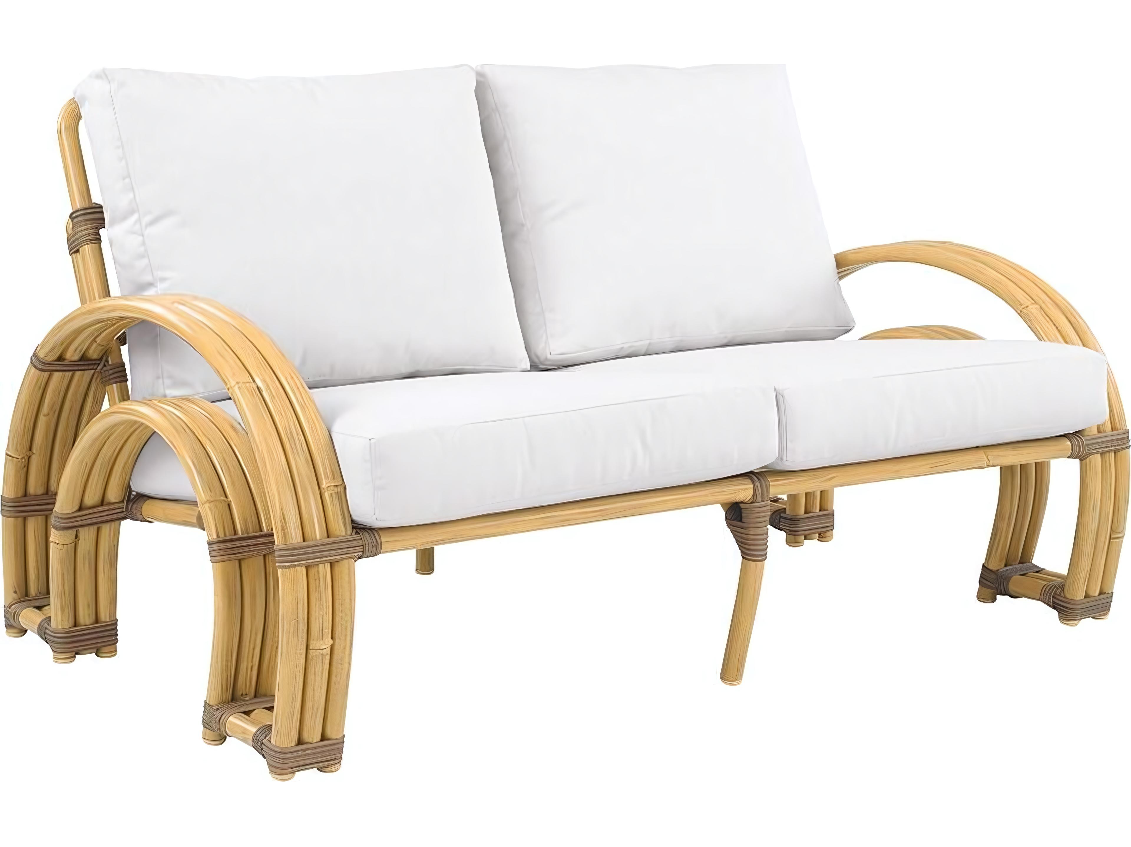 Kingsley Bate Special Order Palm Springs Aluminum Cushion Loveseat