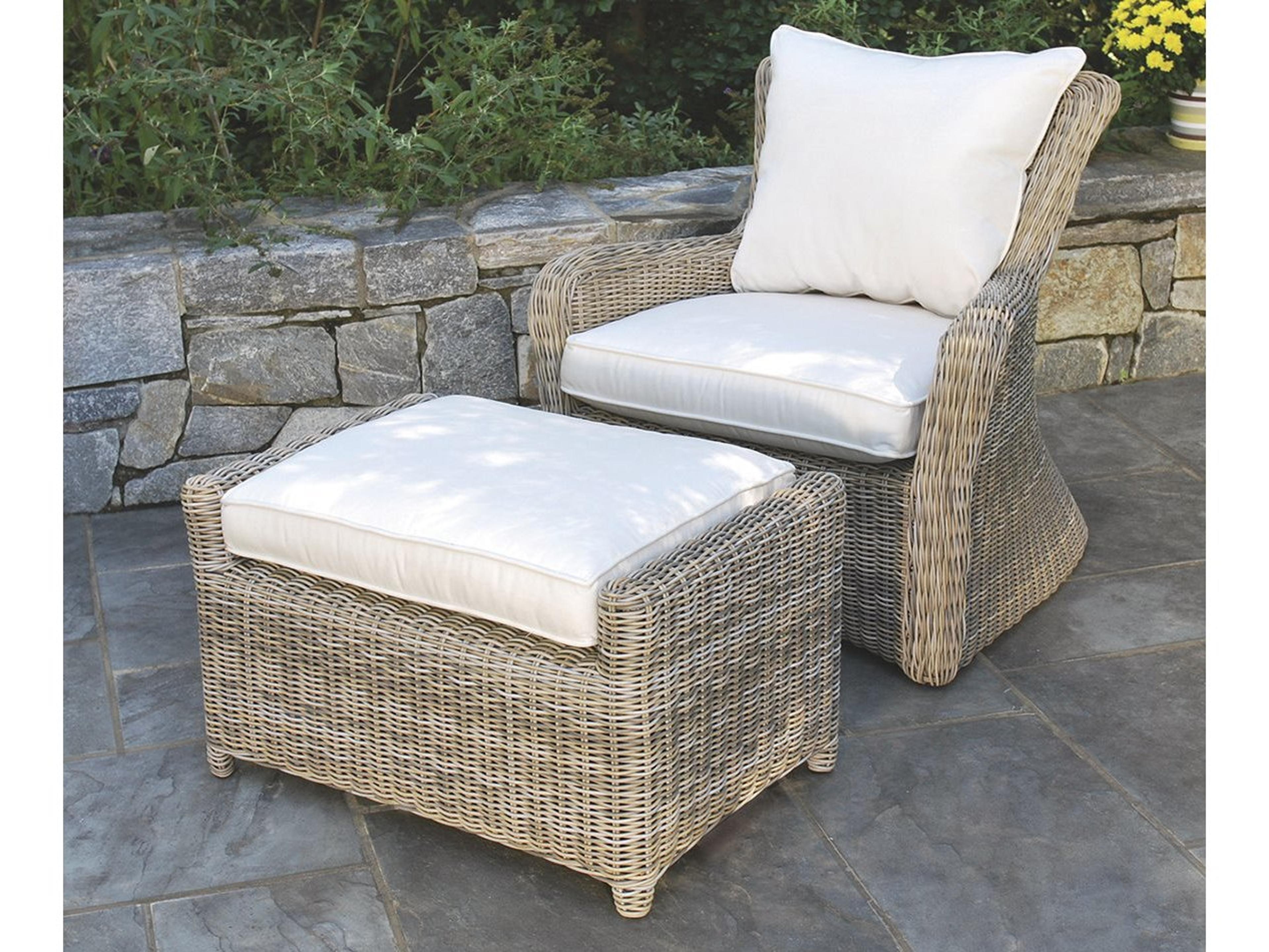 Kingsley Bate Sag Harbor Wicker Cushion Lounge Set