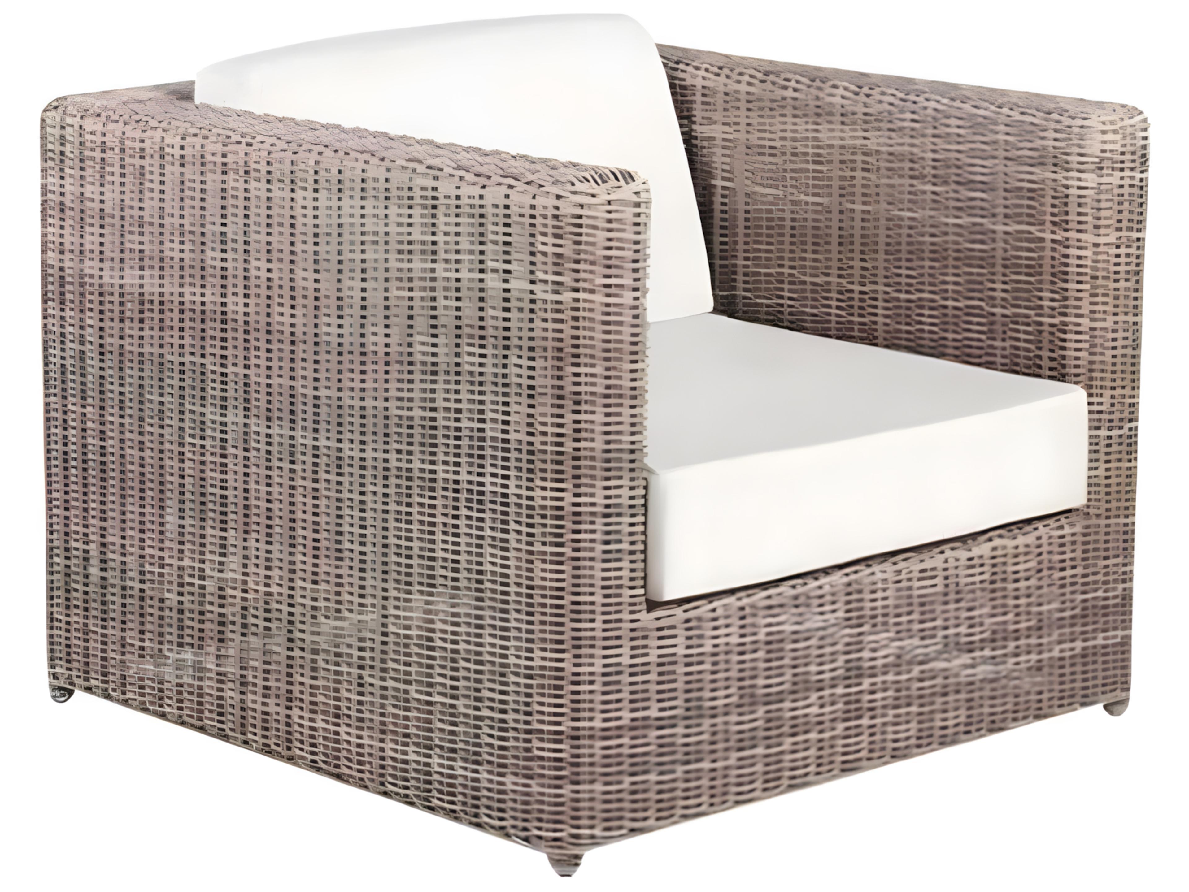 Kingsley Bate Sag Harbor Wicker Cushion Lounge Chair