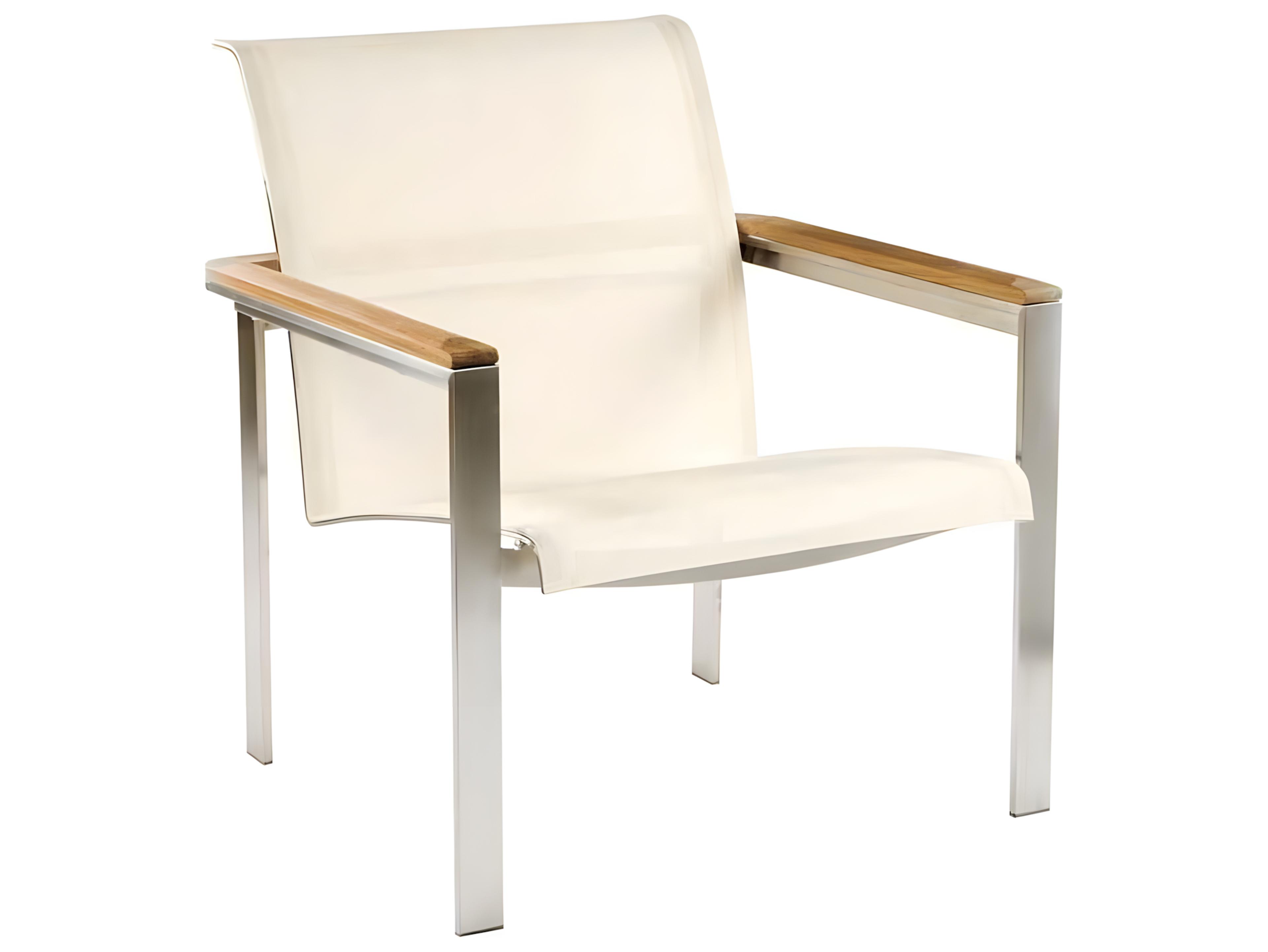 Kingsley Bate Tivoli Stainless Steel Sling Lounge Chair