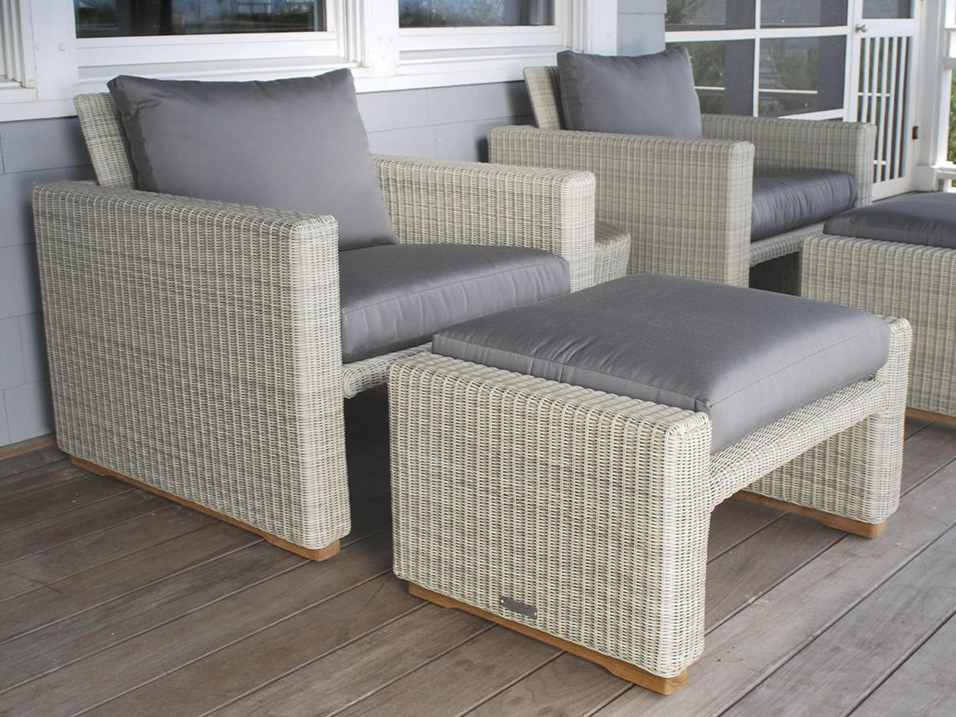 Kingsley Bate Westport Wicker Cushion Lounge Set