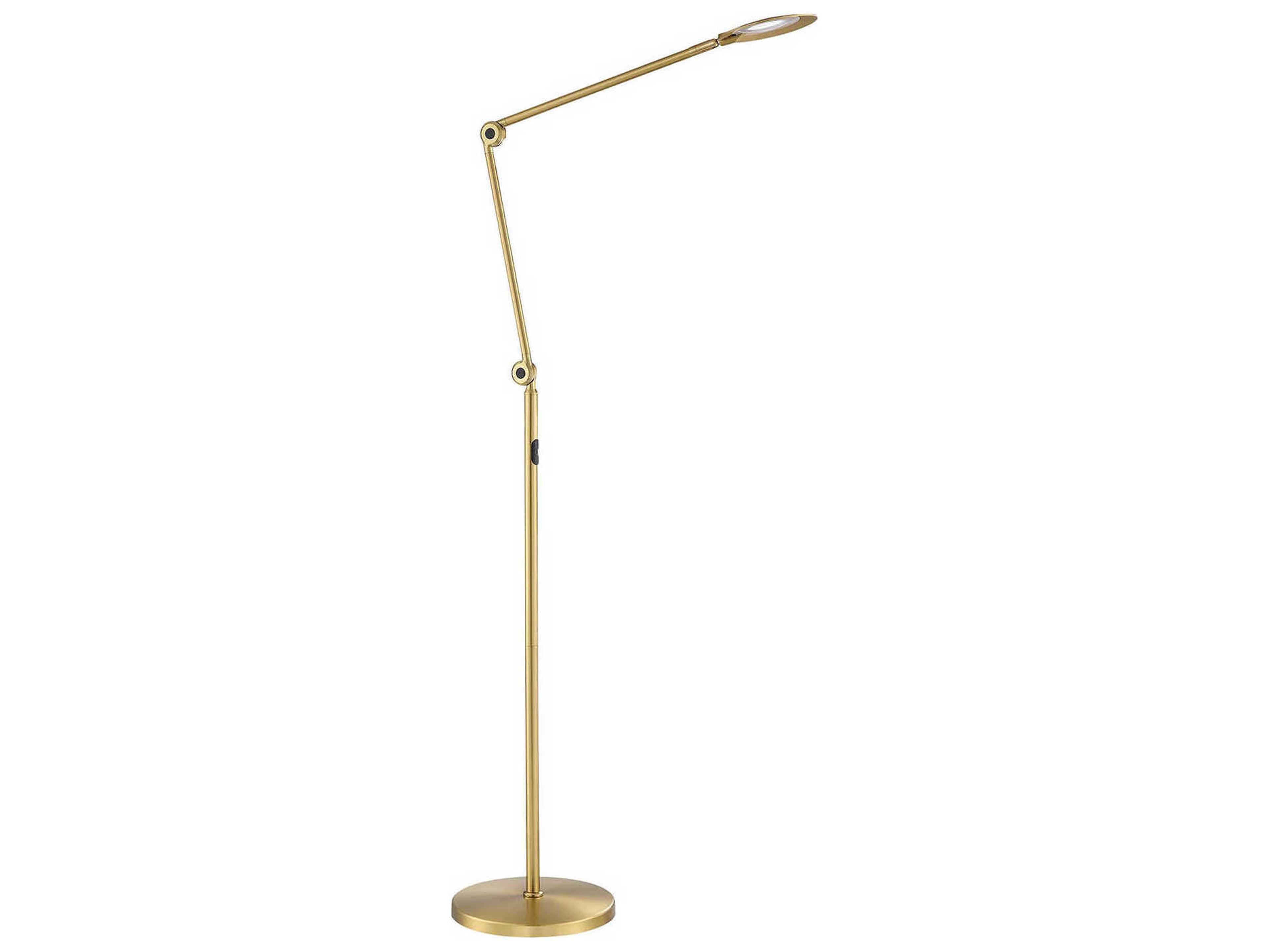 Kendal Ican Brass Floor Lamp