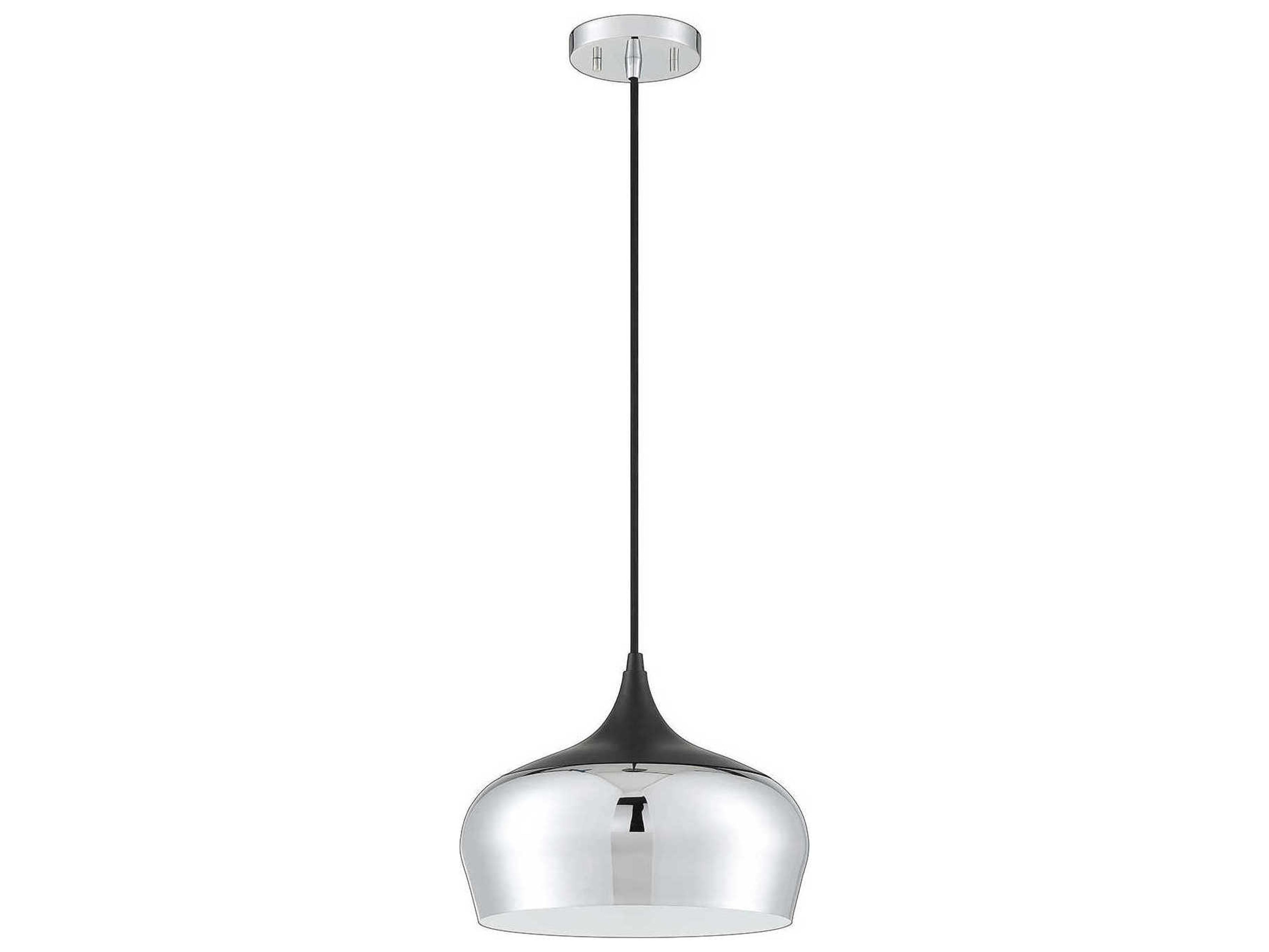 Kendal Orian 1-Light Chrome Black Mini Pendant