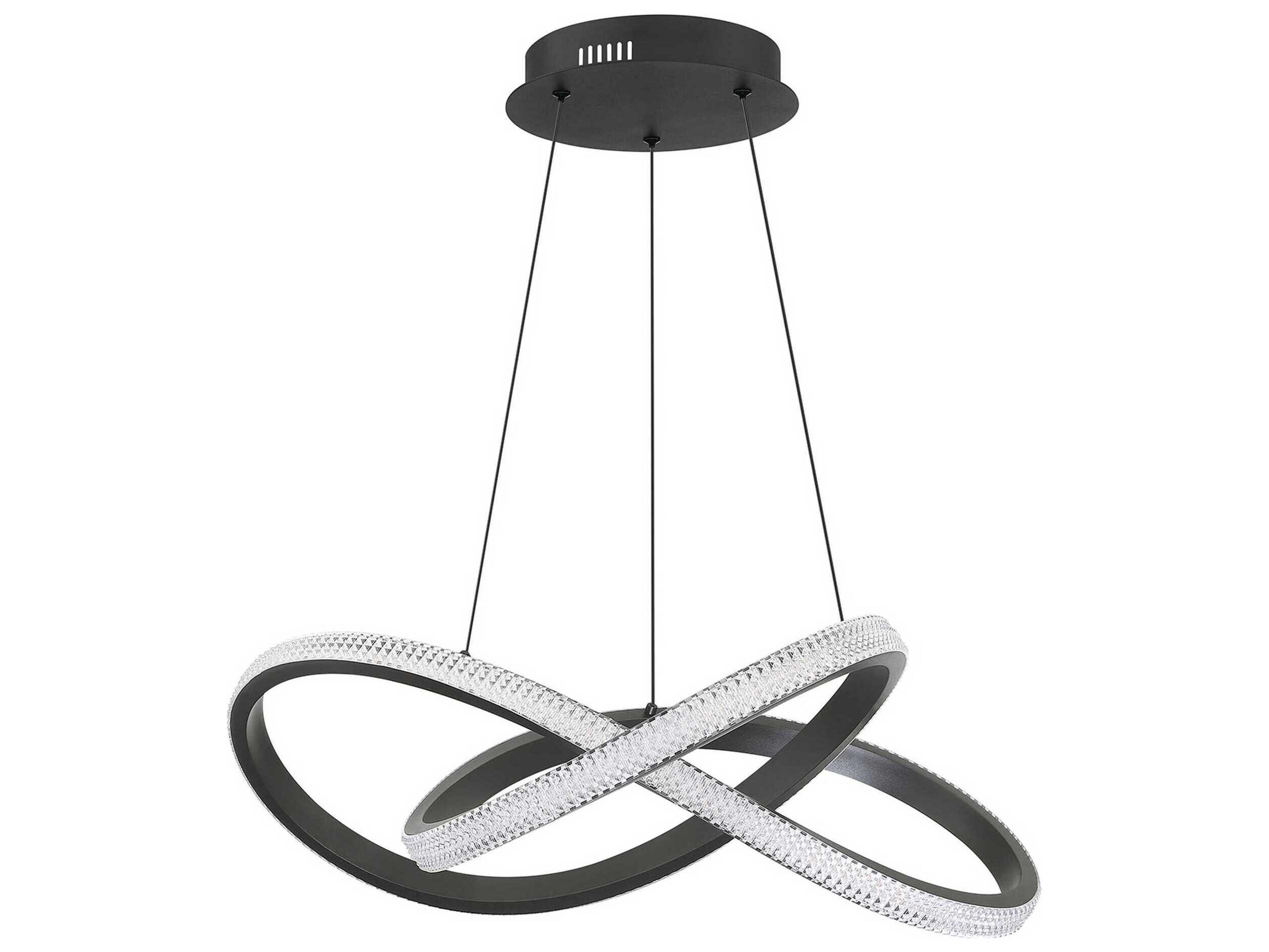 Prado 1-Light Black LED Pendant