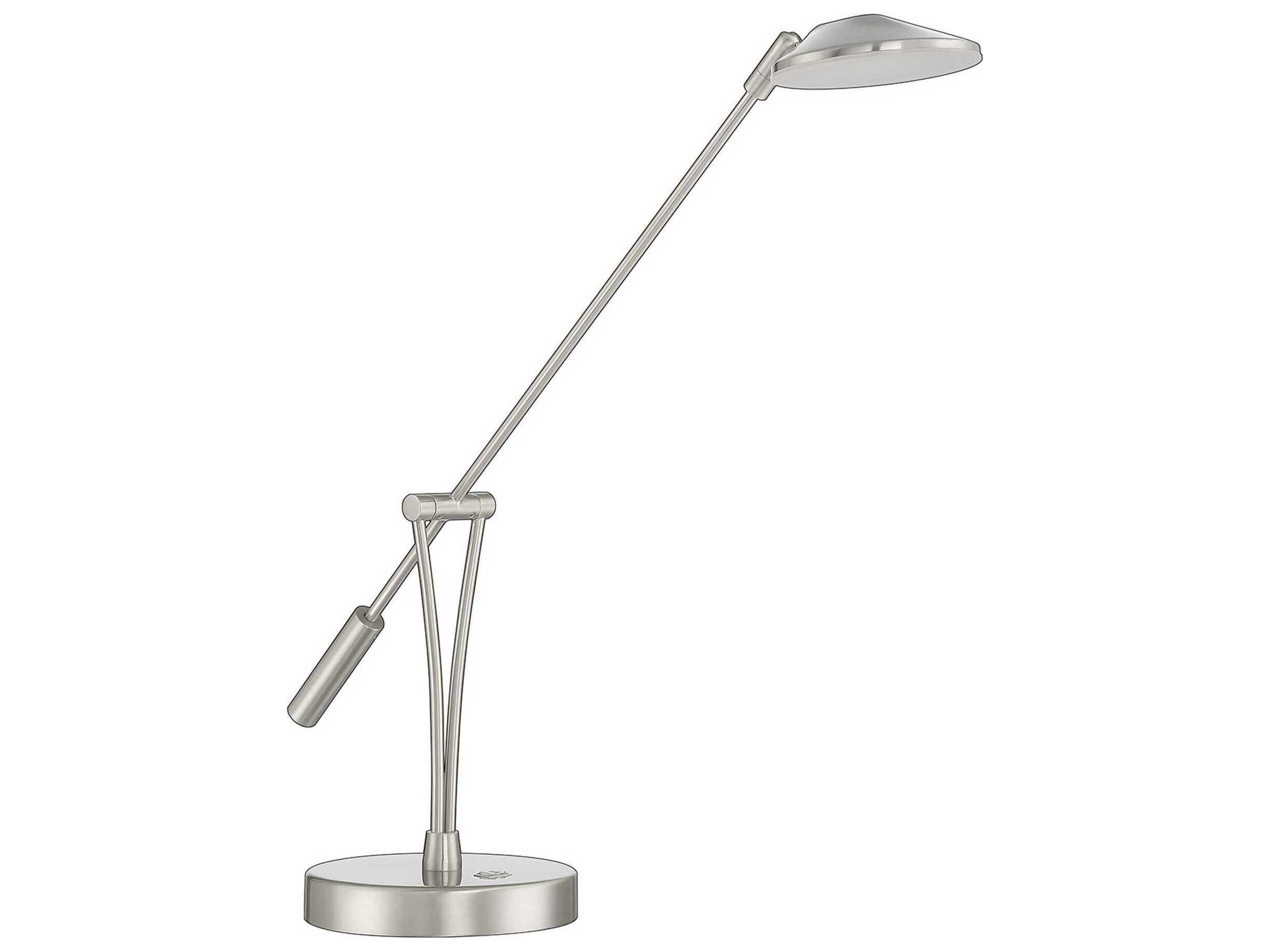 Kendal Lahoya Satin Nickel LED Desk Lamp