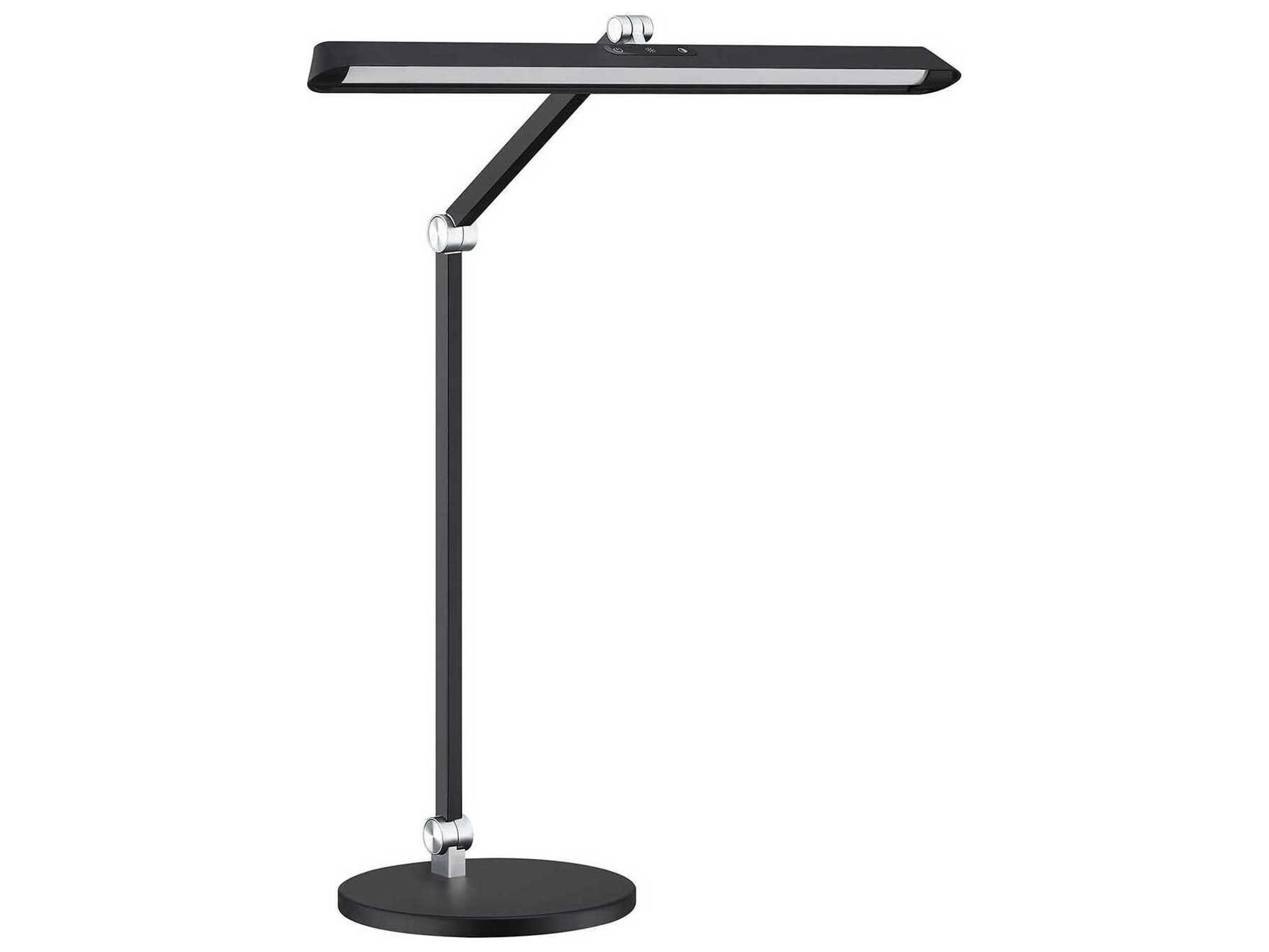 Kendal Flux Black Desk Lamp