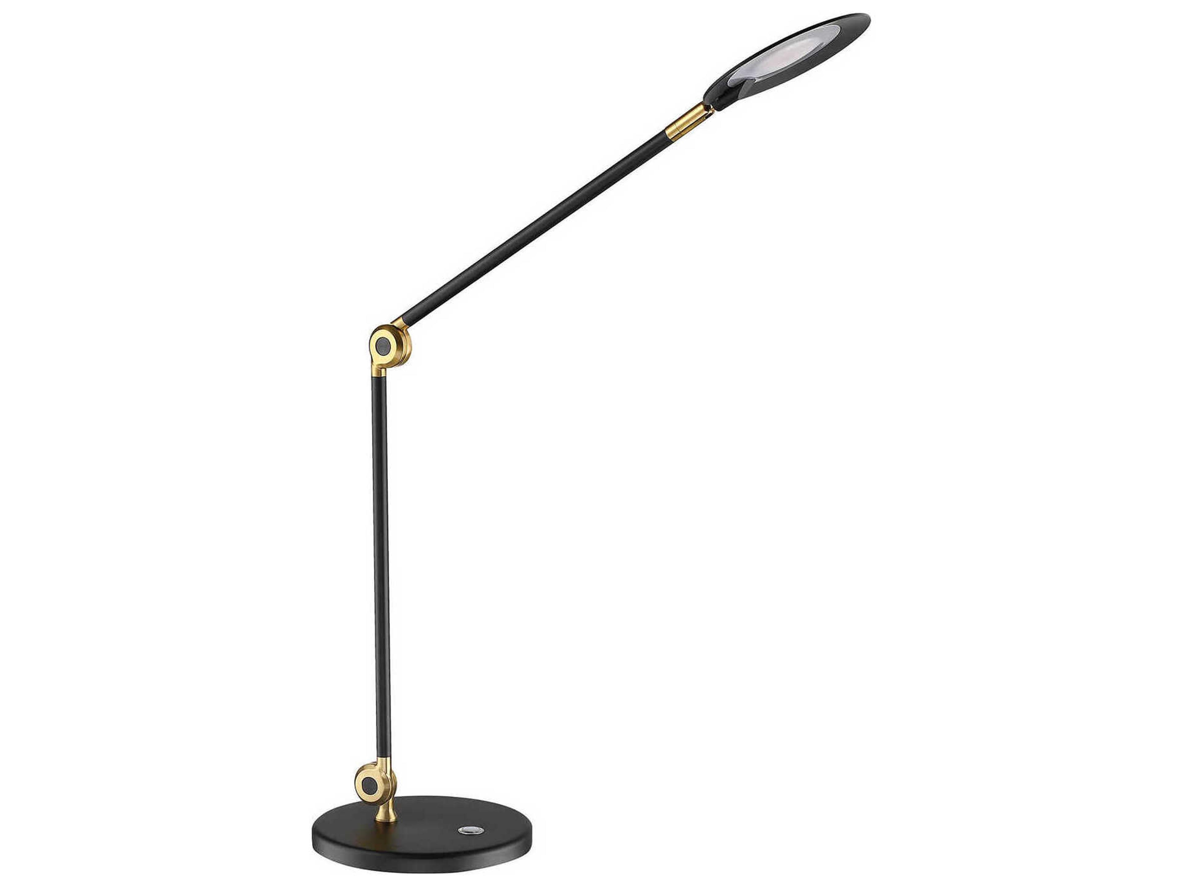 Kendal Ican Black Brass Desk Lamp