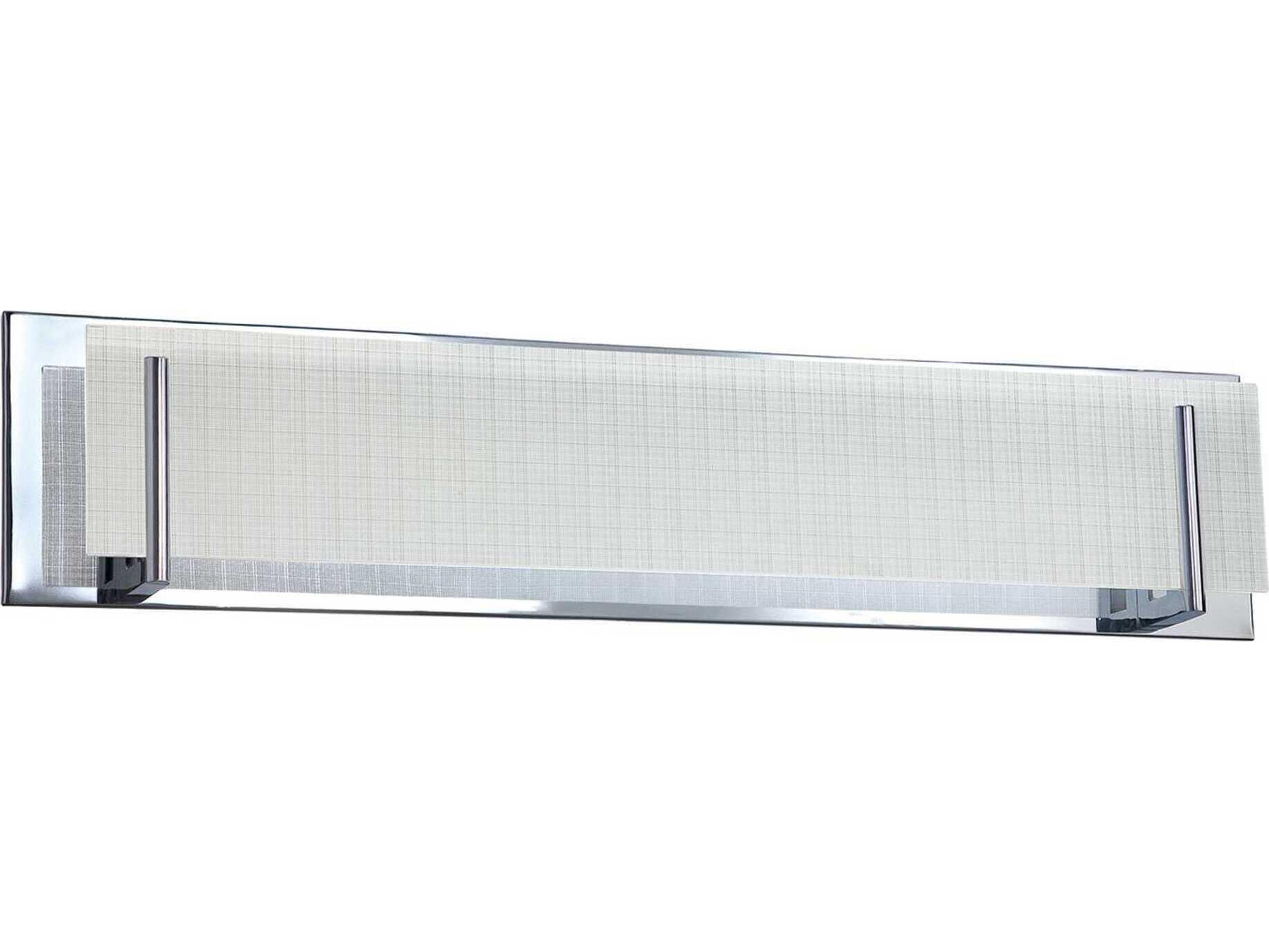 Kendal Aurora 5-Light Chrome Glass Vanity Light