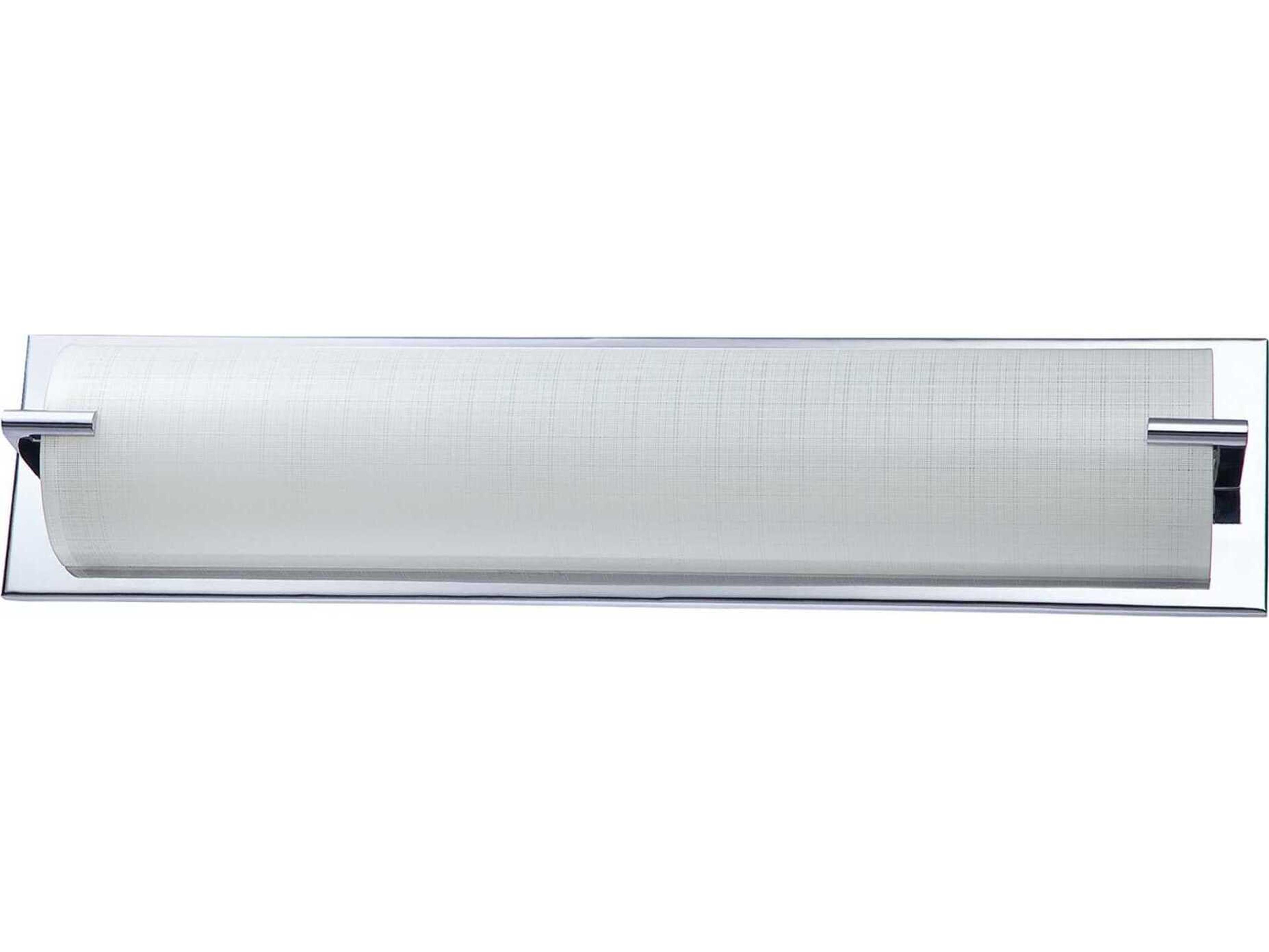 Paramount 4-Light Chrome Glass Vanity Light