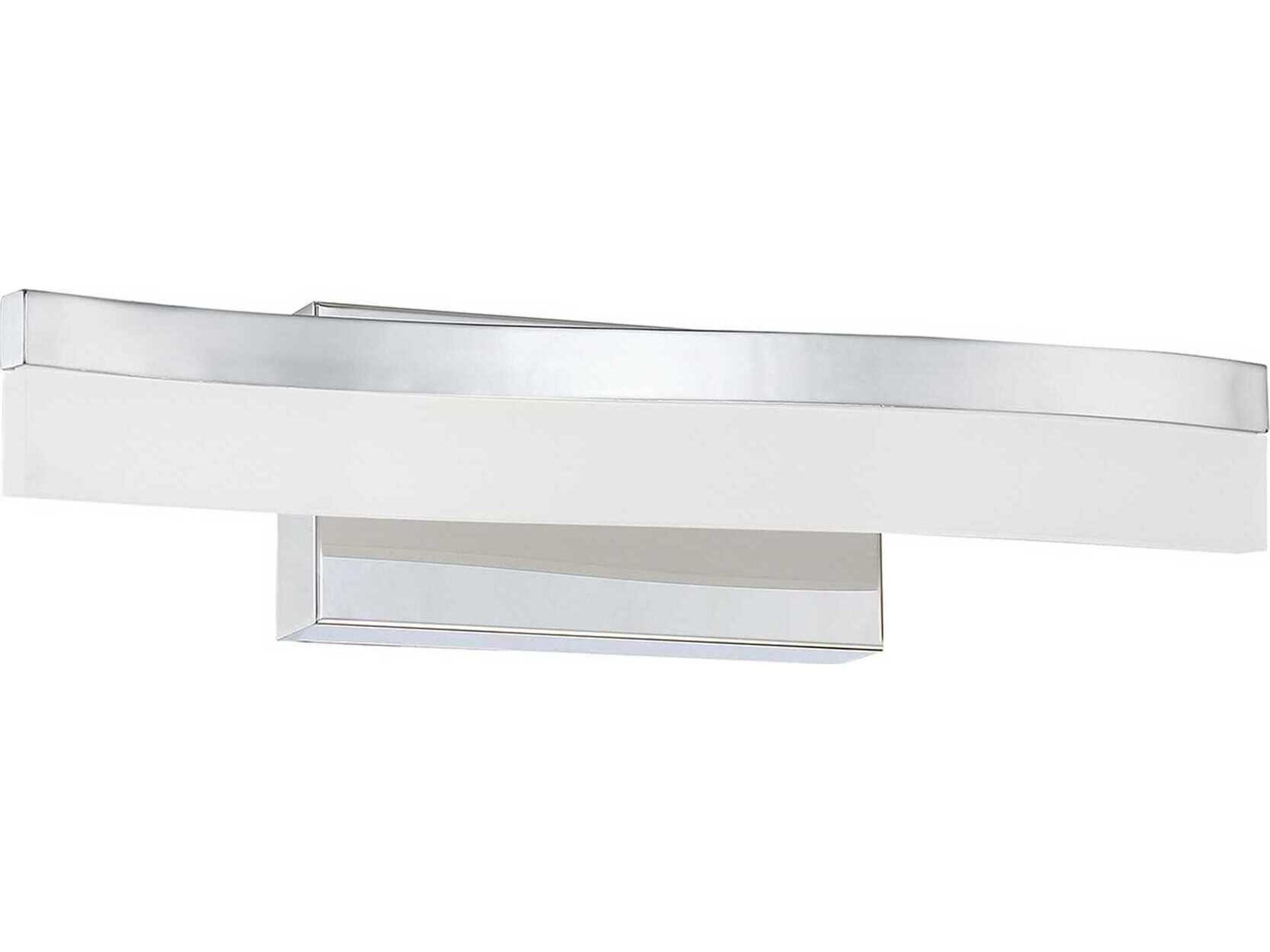 Cerv 1-Light Chrome LED Vanity Light