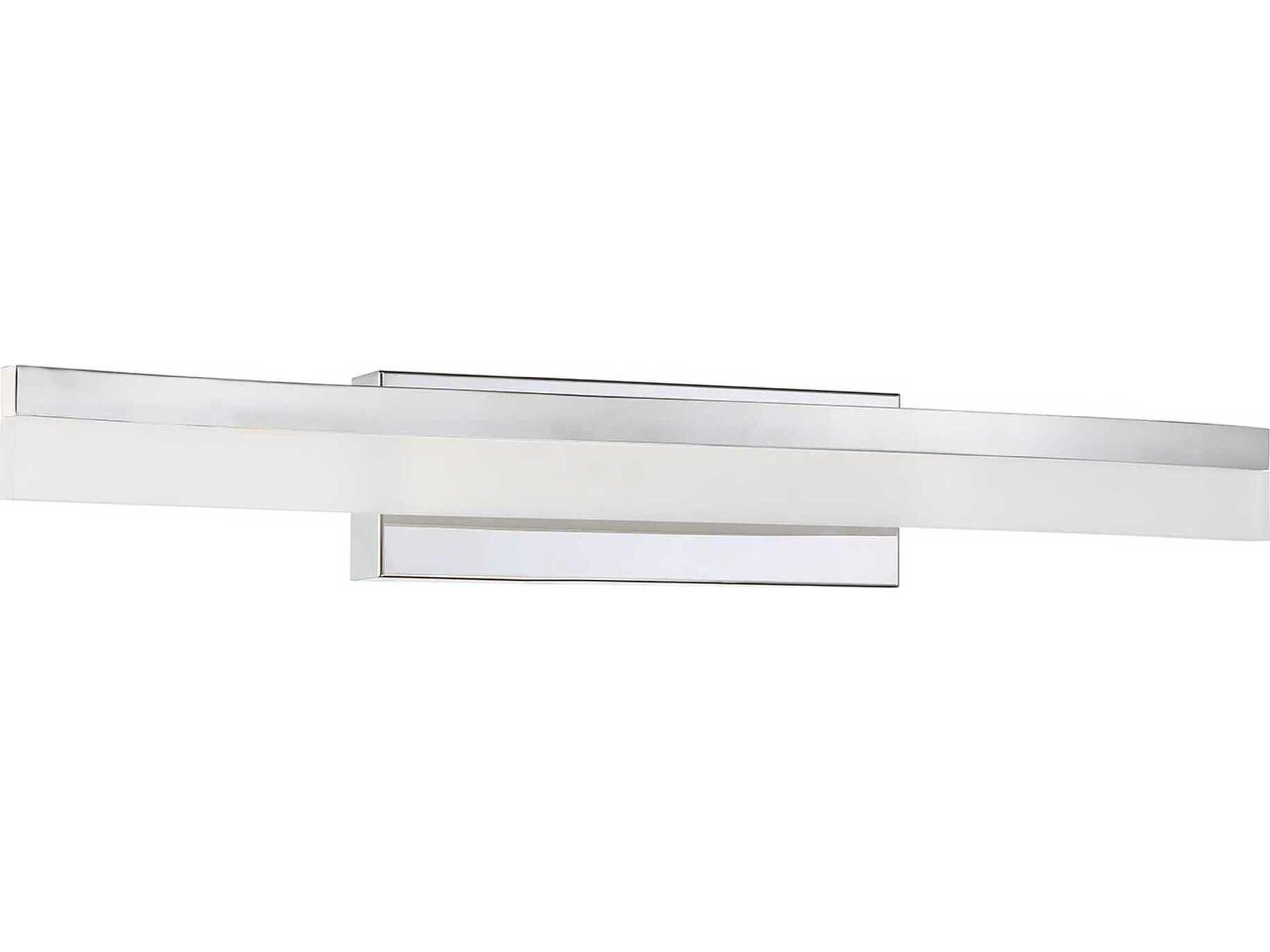 Cerv 1-Light Chrome LED Vanity Light
