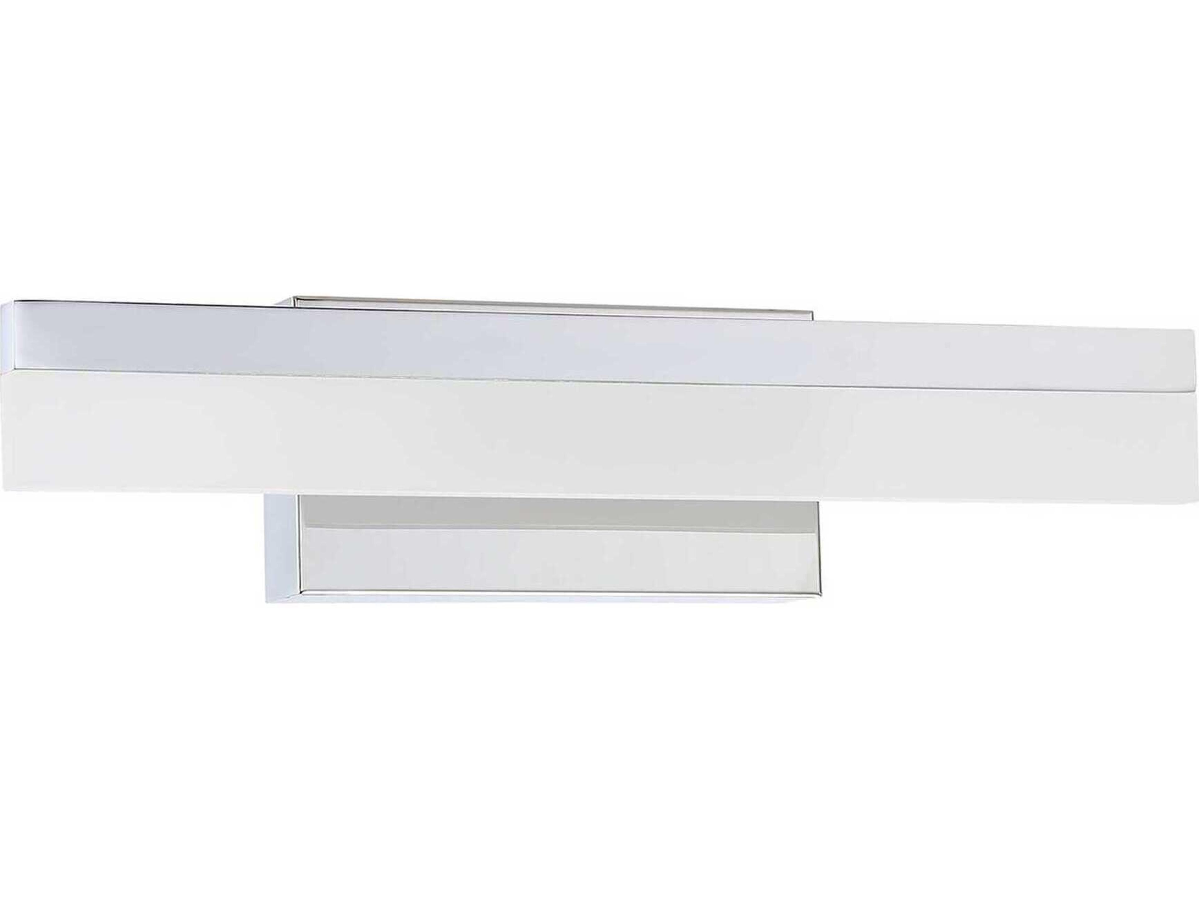 Kendal Strate 1-Light Chrome LED Vanity Light
