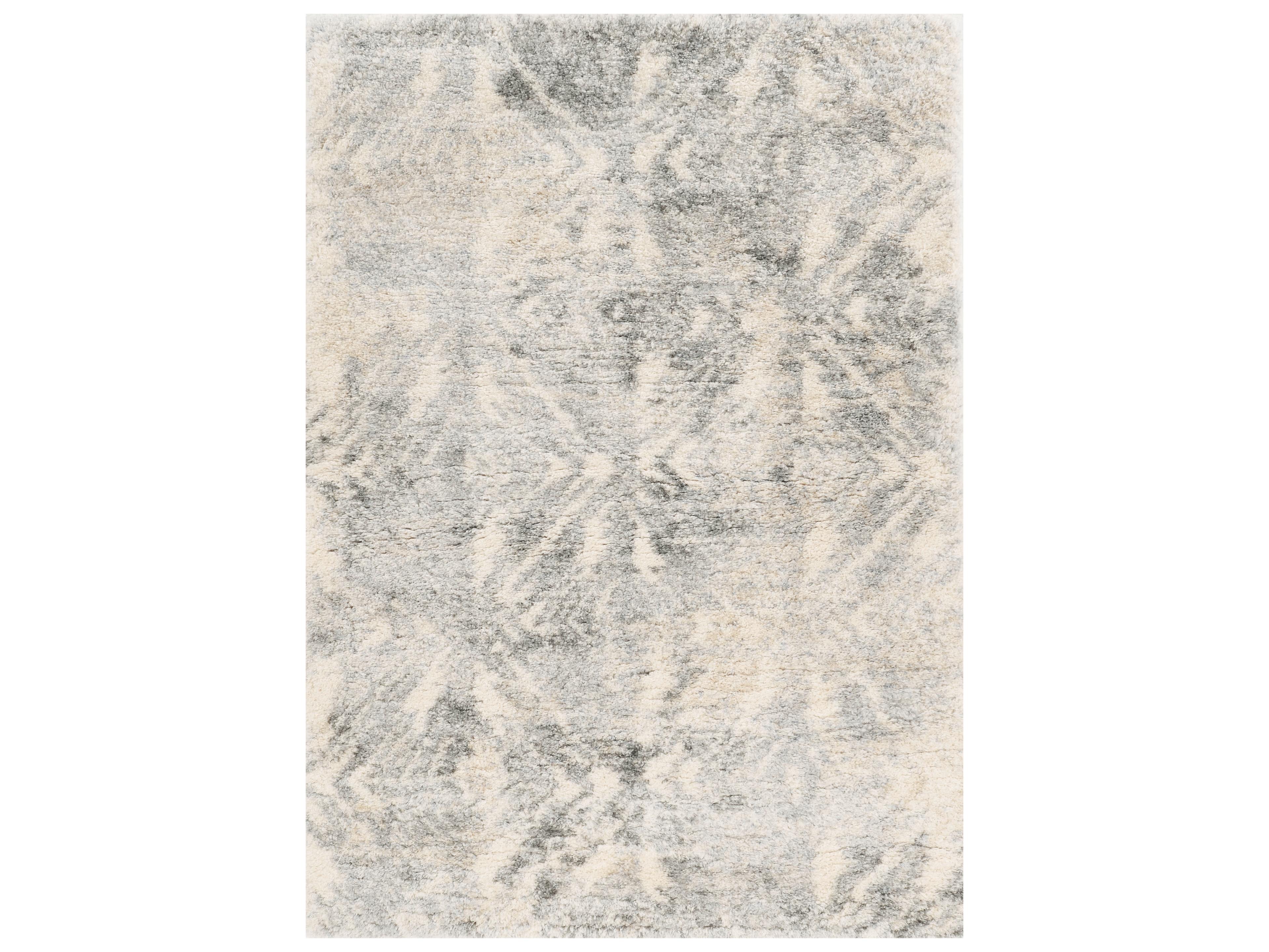 KAS Merino Shag Geometric Area Rug