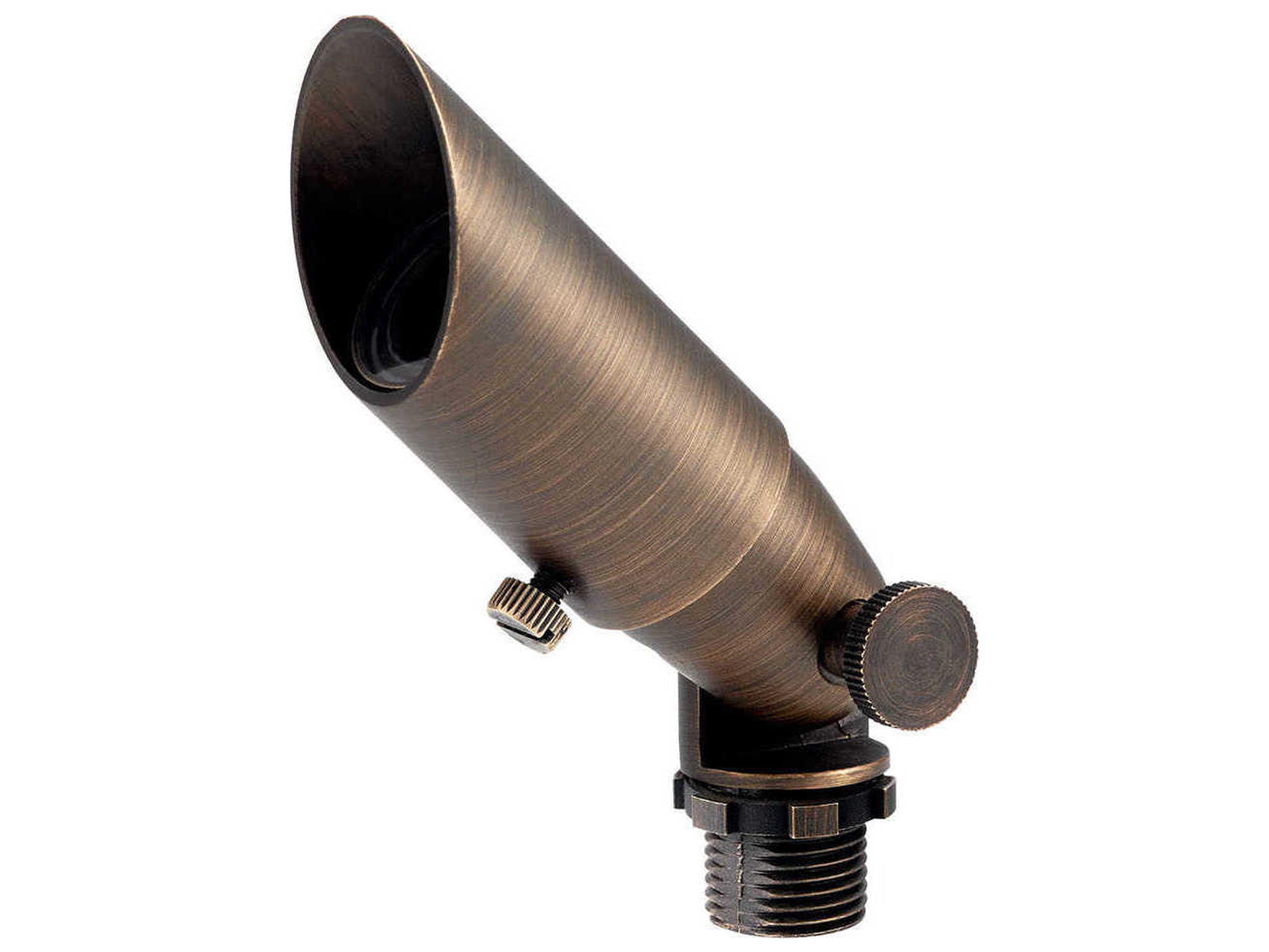 Cast Brass Centennial 1 - Light Glass Outdoor Spot Light