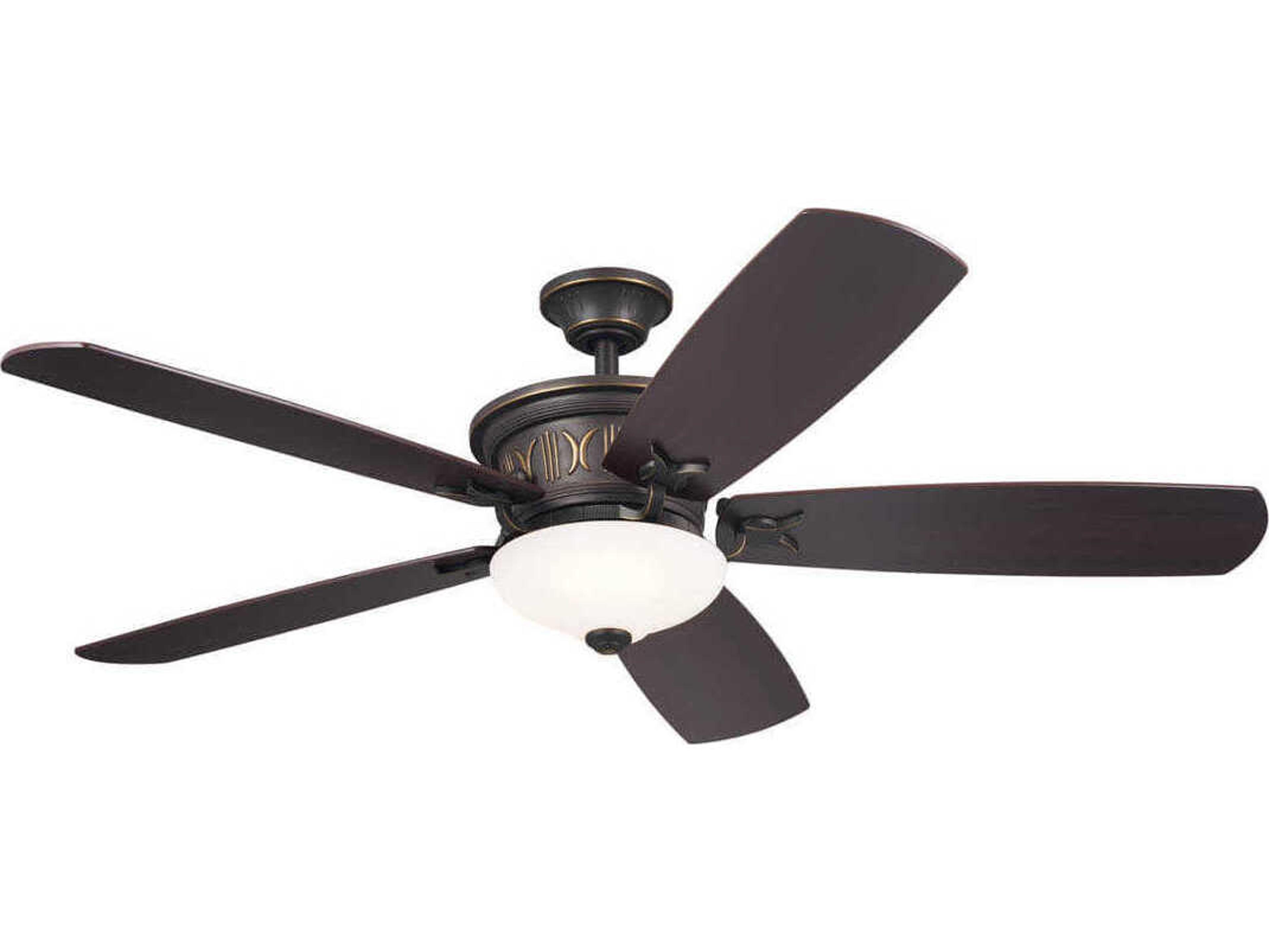Kichler Crescent Olde Bronze 1 - Light 56" Ceiling Fan