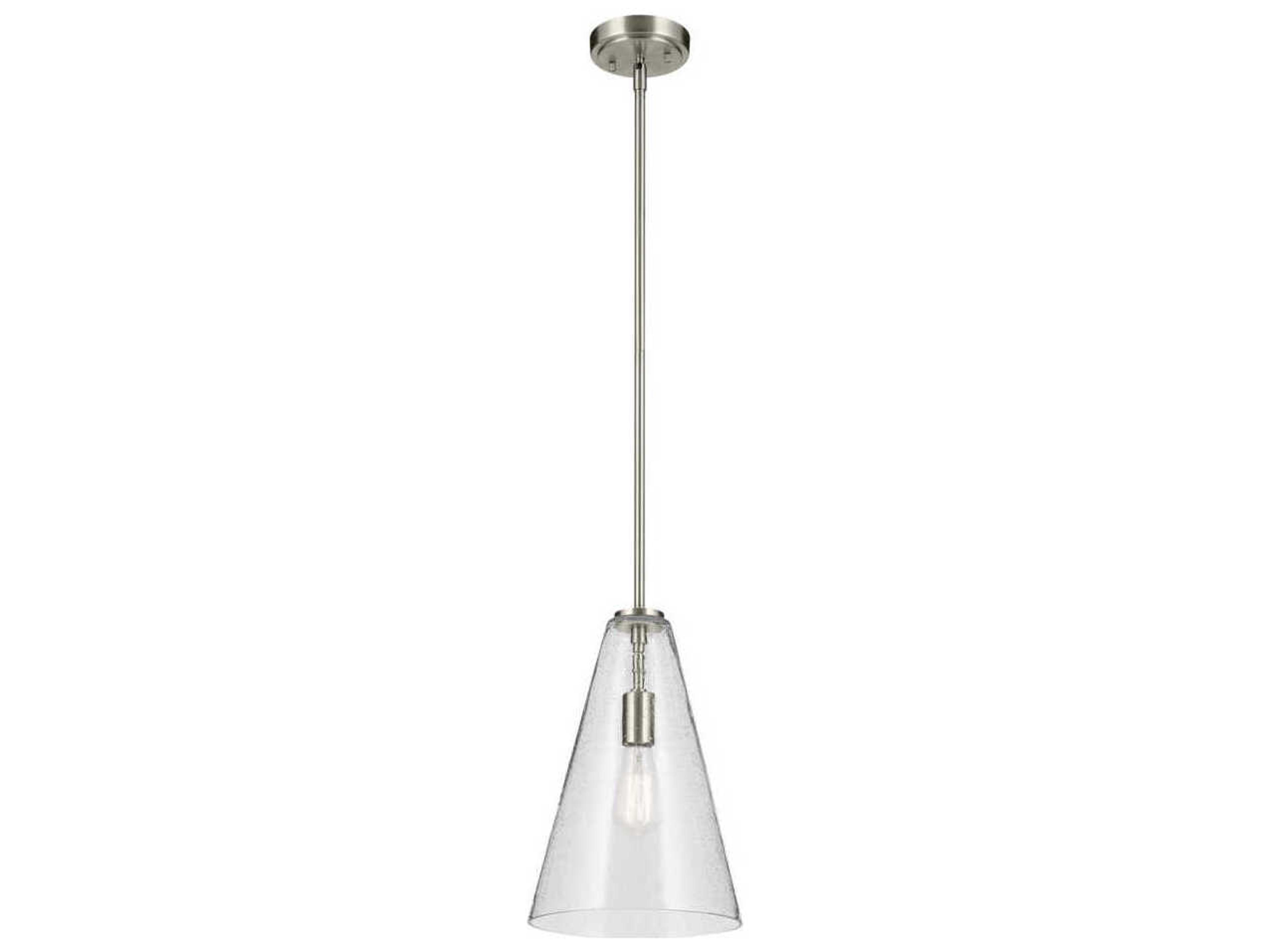 Kichler Everly 1-Light Brushed Nickel Mini Pendant