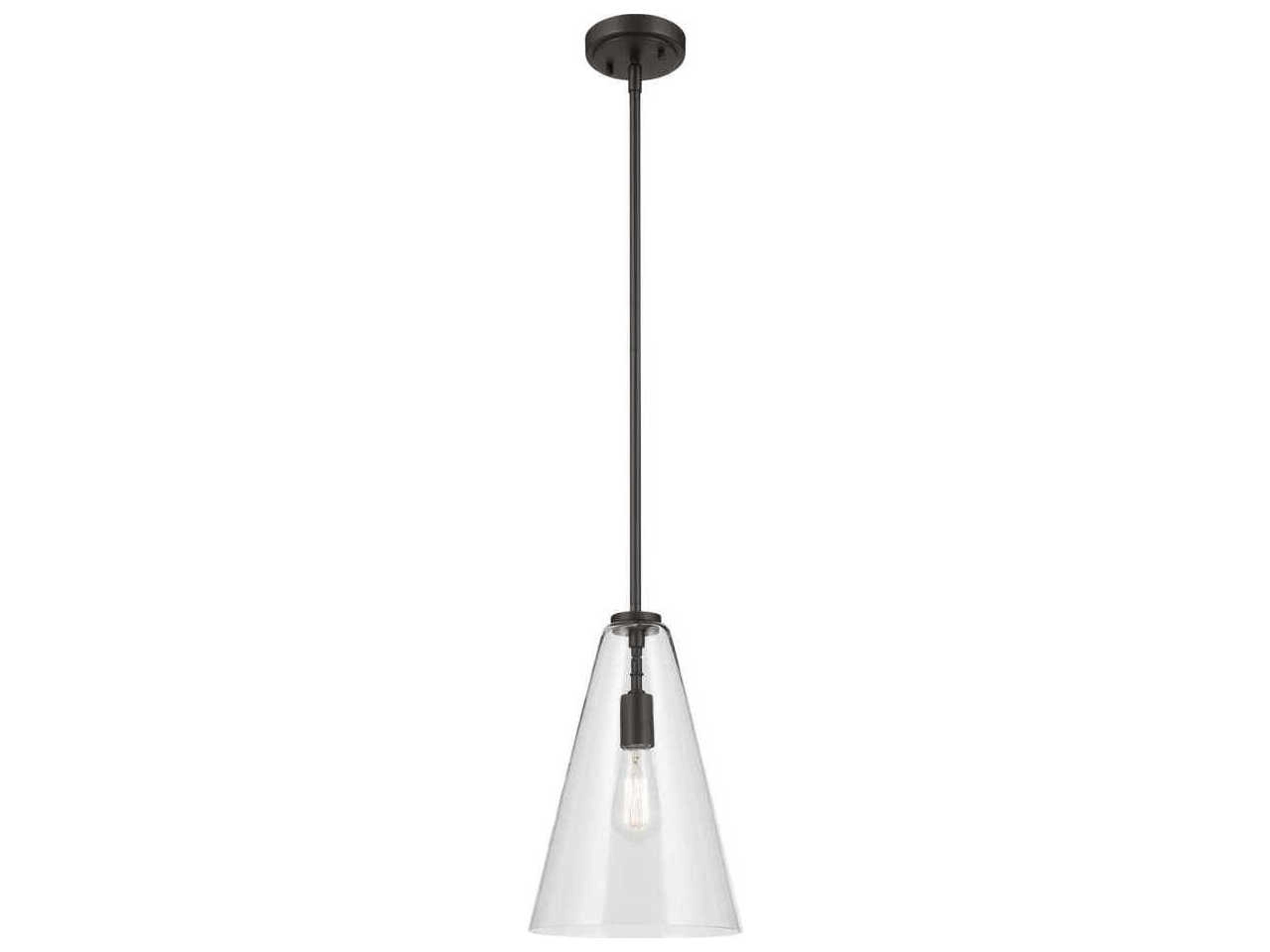 Kichler Everly 1-Light Olde Bronze Mini Pendant