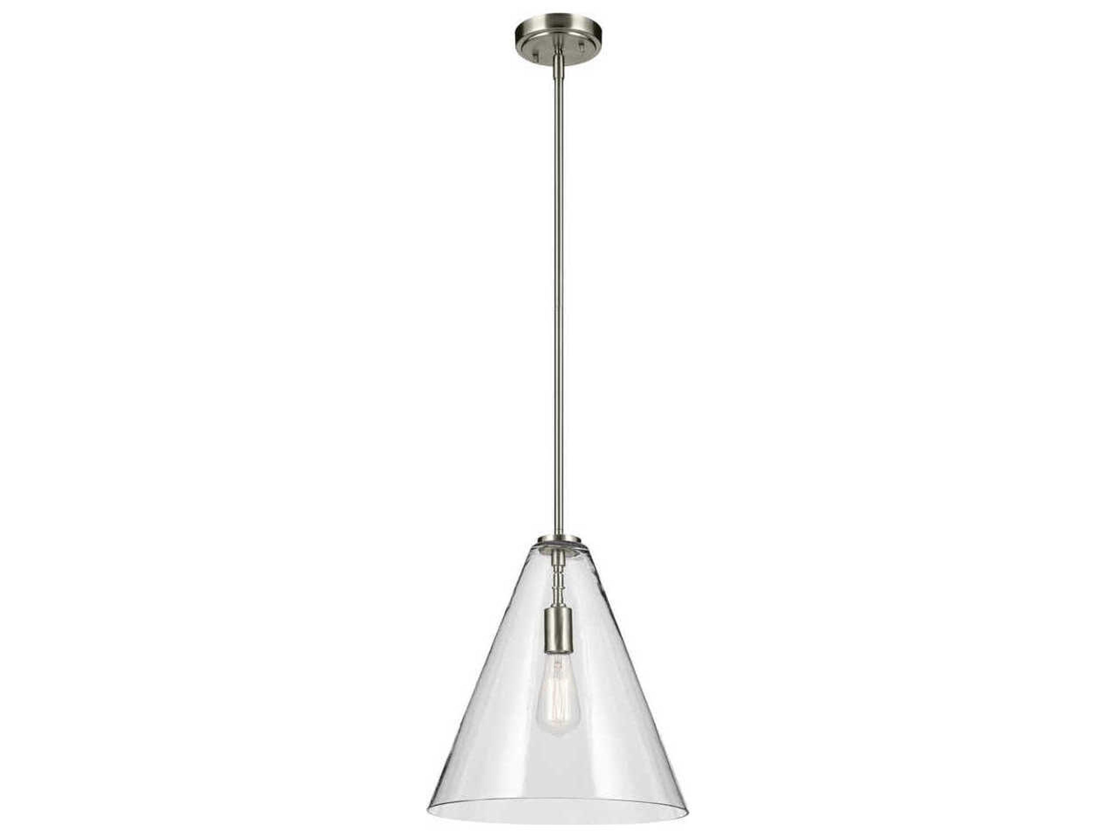 Kichler Everly 1-Light Brushed Nickel Pendant