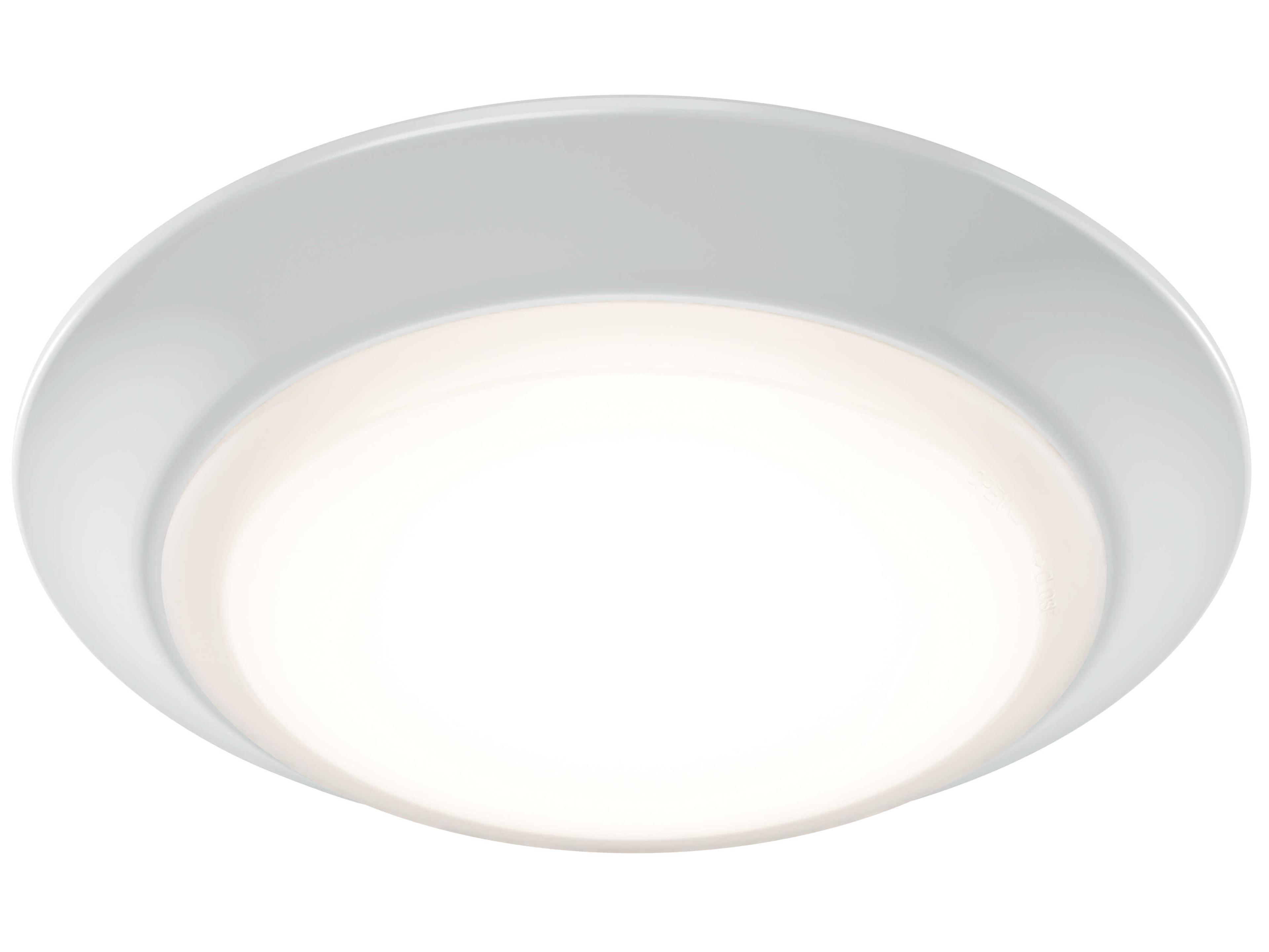 Kichler Low Profile Gen Select 1-Light White Round Flush Mount