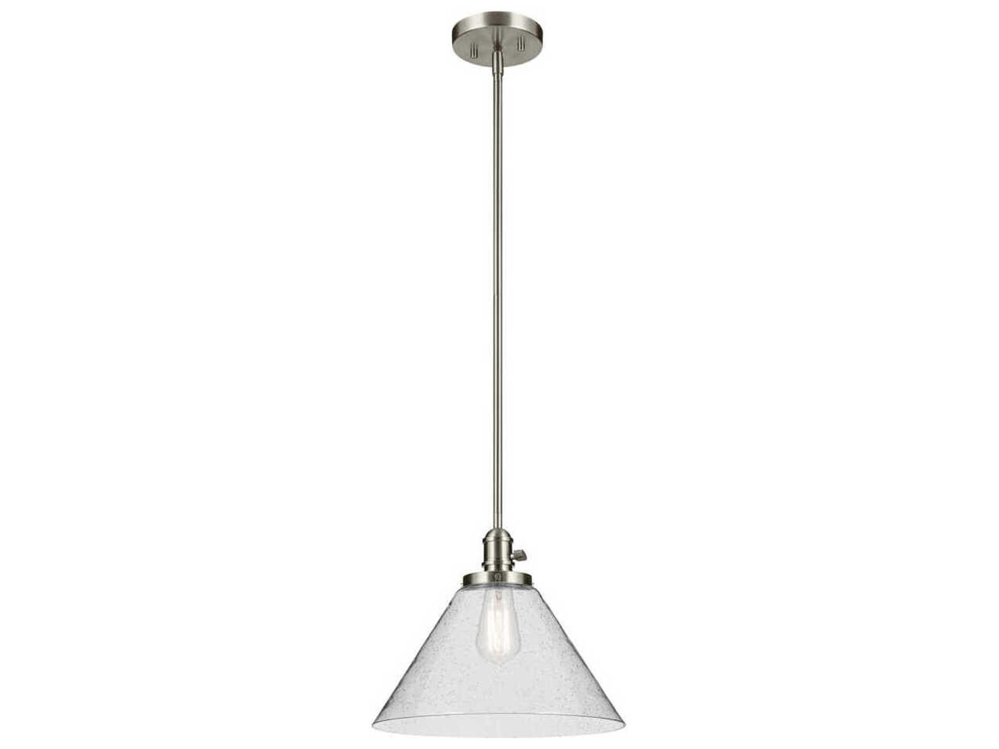 Kichler Avery 1-Light Brushed Nickel Pendant